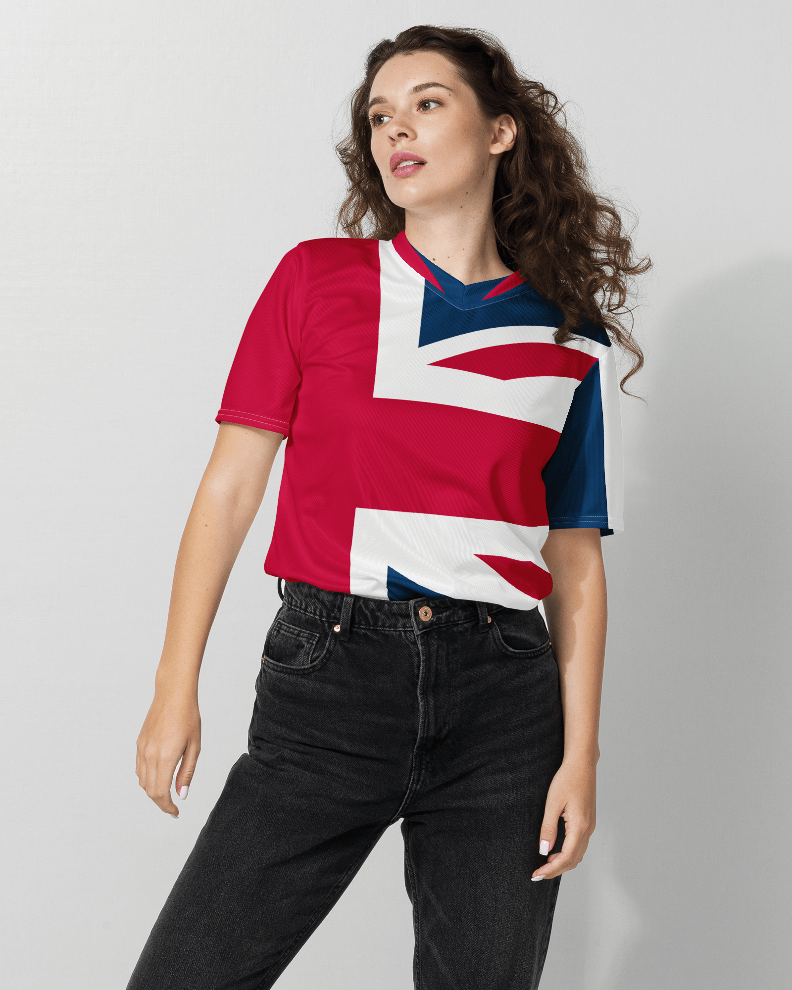 Jolly & Goode Sports Jersey Union Jack Jersey | Unisex Fit Cheeky British Style