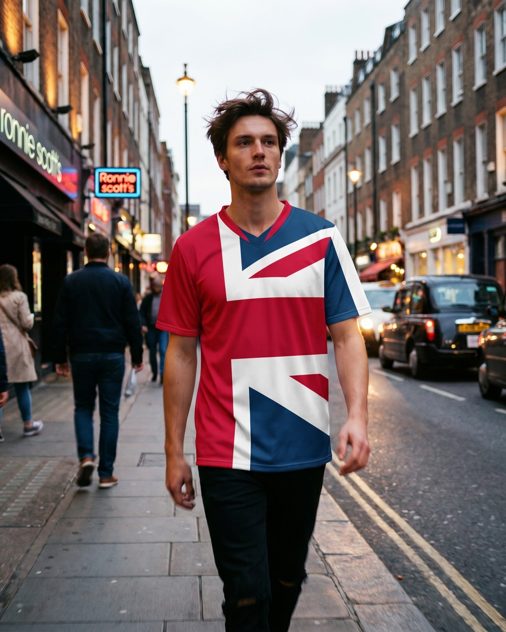 Jolly & Goode Sports Jersey Union Jack Jersey | Unisex Fit Cheeky British Style