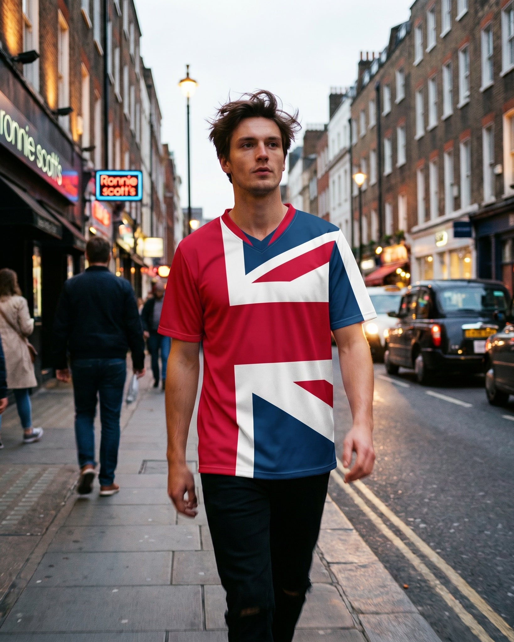 Jolly & Goode Sports Jersey Union Jack Jersey | Unisex Fit Cheeky British Style