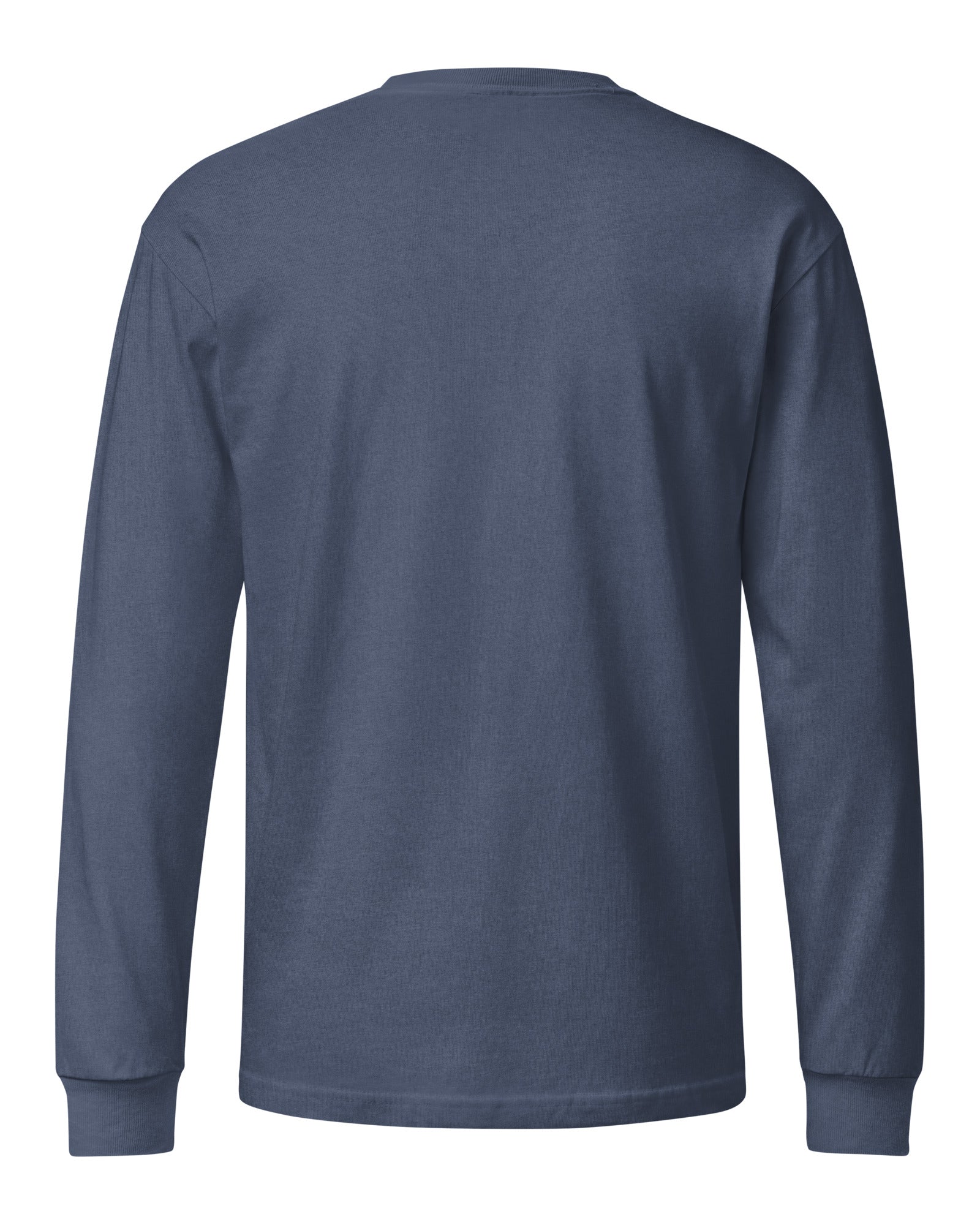Jolly & Goode Subtle Union Jack Long Sleeve Tee | Garment Dyed Cheeky British Style