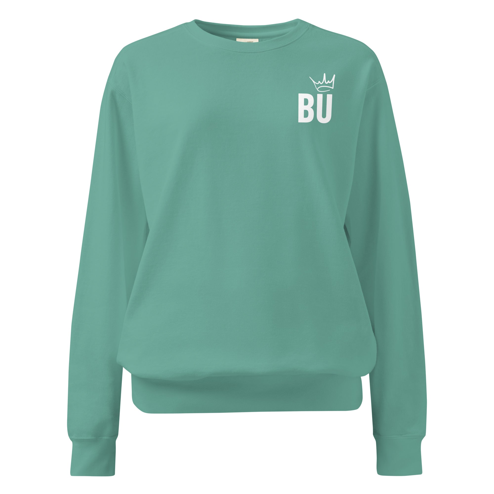Jolly & Goode Sweatshirt British Unicorn | BU Crown | Garment-dyed Sweatshirt Cheeky British Style