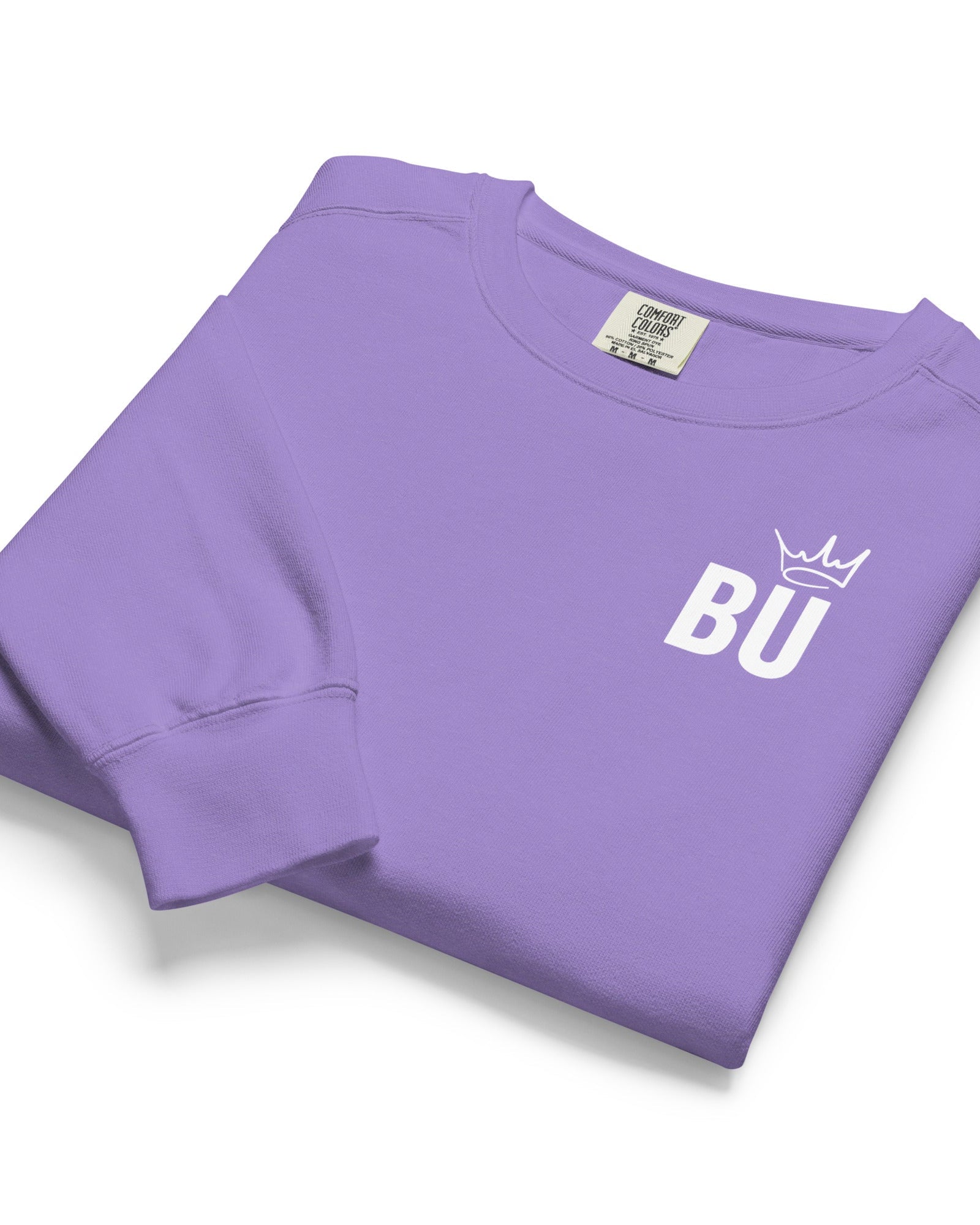 Jolly & Goode Sweatshirt British Unicorn | BU Crown | Garment-dyed Sweatshirt Cheeky British Style