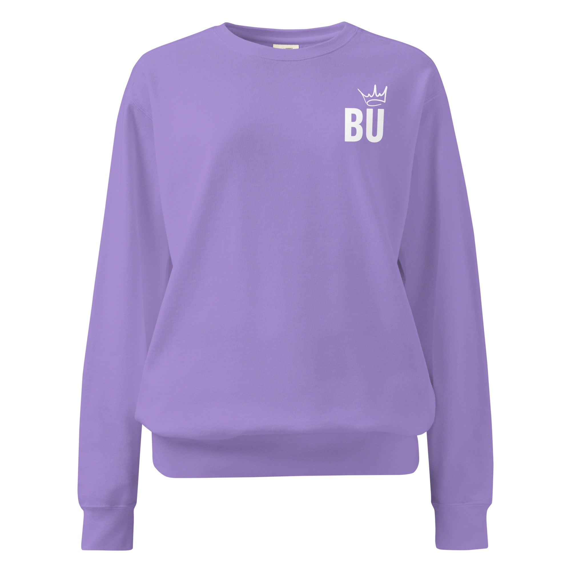 Jolly & Goode Sweatshirt British Unicorn | BU Crown | Garment-dyed Sweatshirt Cheeky British Style