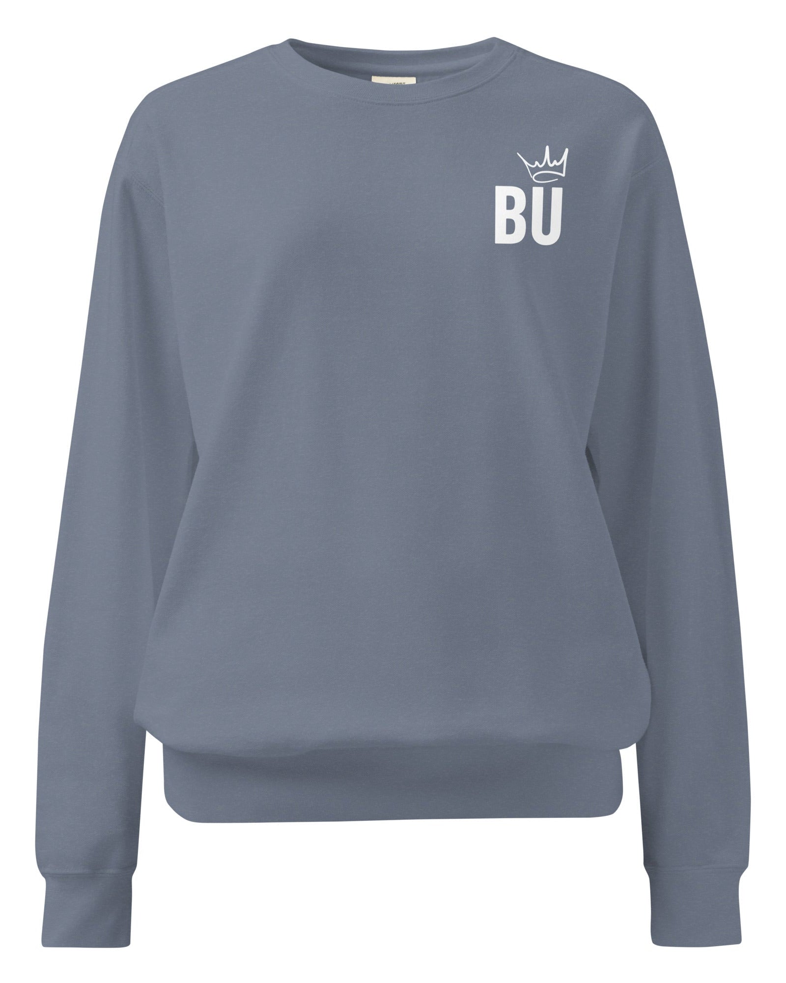 Jolly & Goode Sweatshirt British Unicorn | BU Crown | Garment-dyed Sweatshirt Cheeky British Style