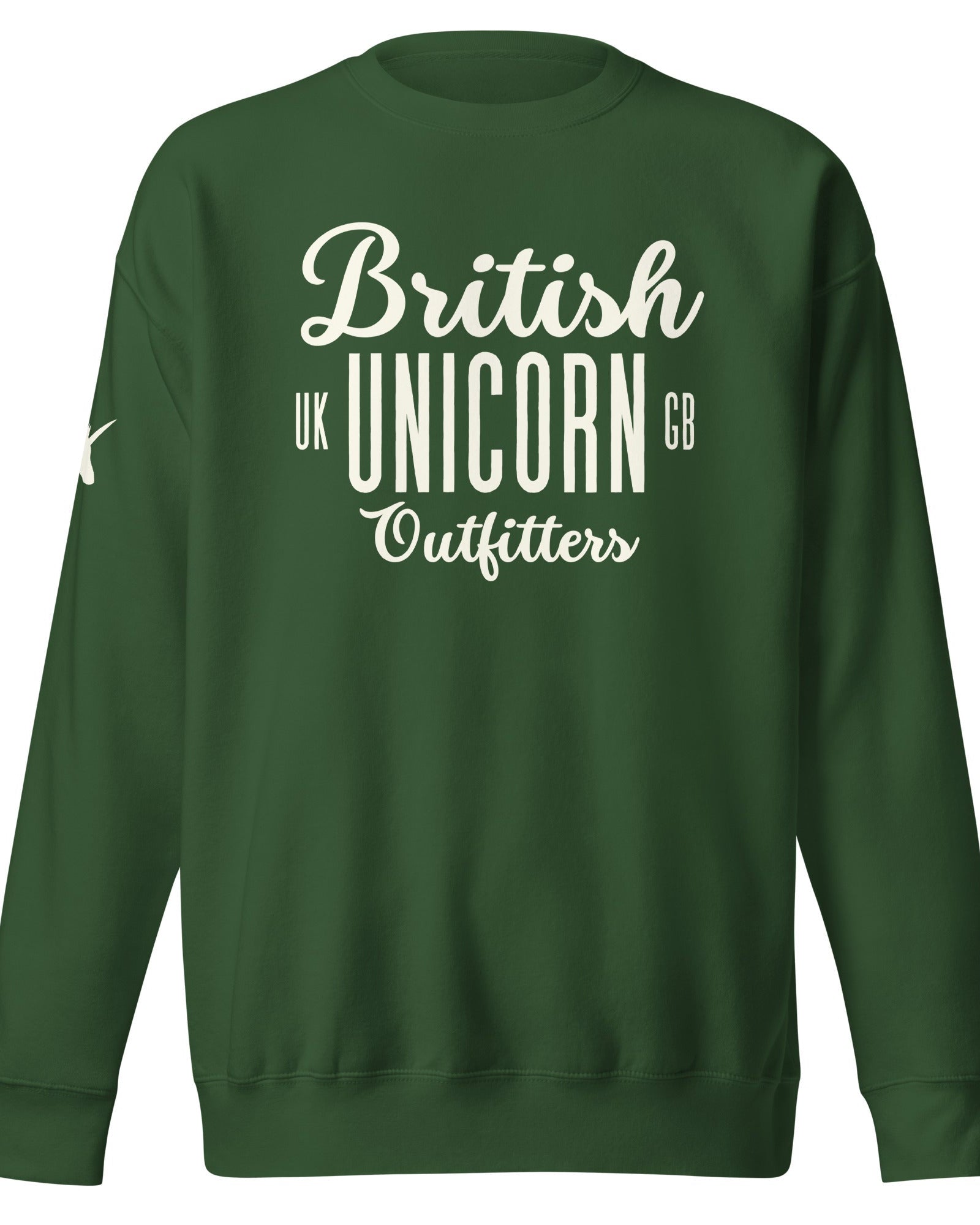 Jolly & Goode Sweatshirt Forest Green / S British Unicorn Outfitters Sweatshirt | Unisex Cheeky British Style