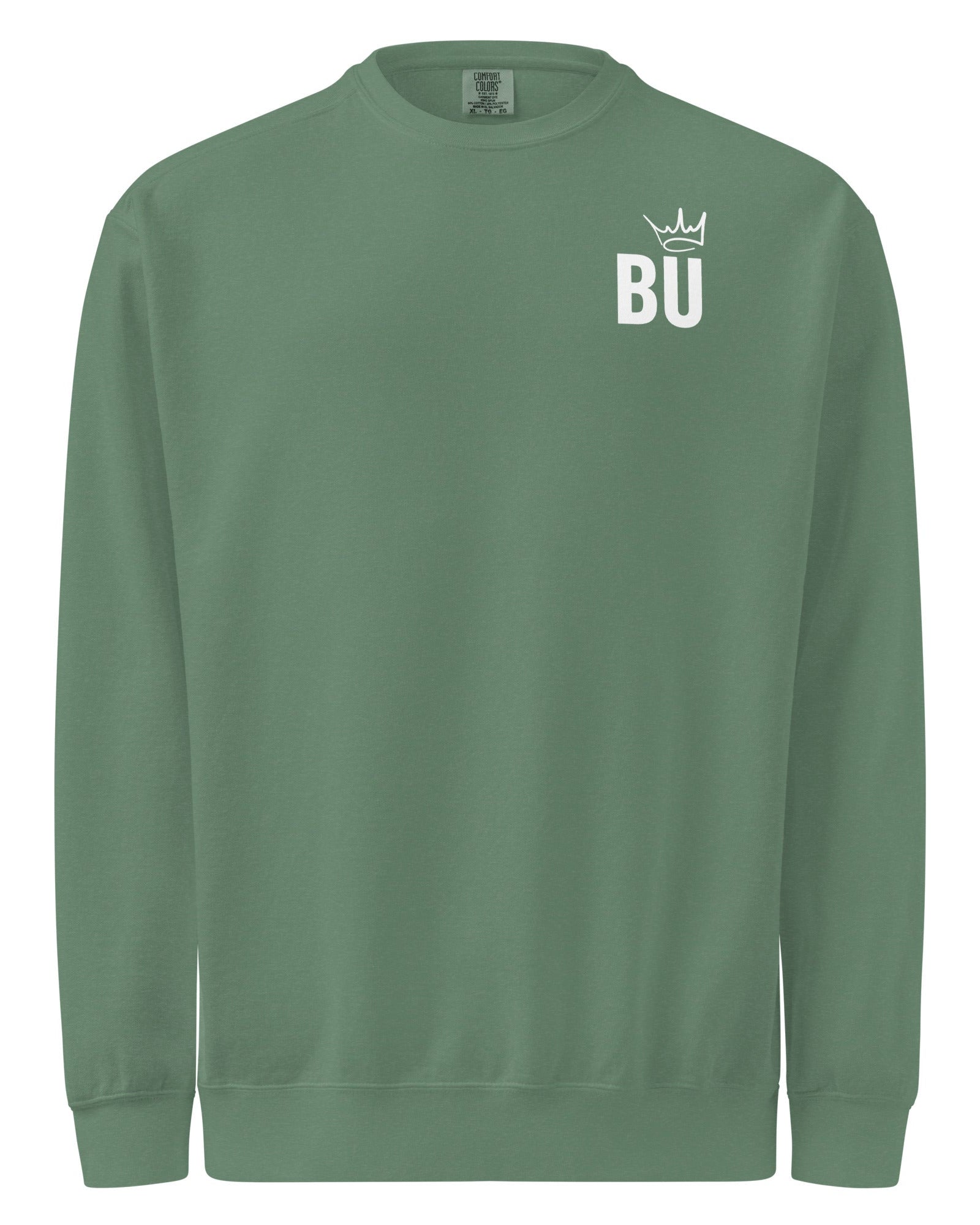 Jolly & Goode Sweatshirt Light Green / S British Unicorn | BU Crown | Garment-dyed Sweatshirt Cheeky British Style