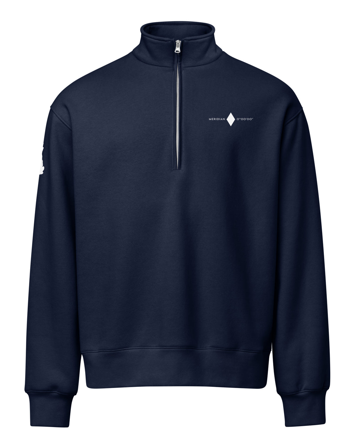Jolly & Goode Sweatshirt Meridian Half-Zip Pullover | British Heritage Fleece Cheeky British Style