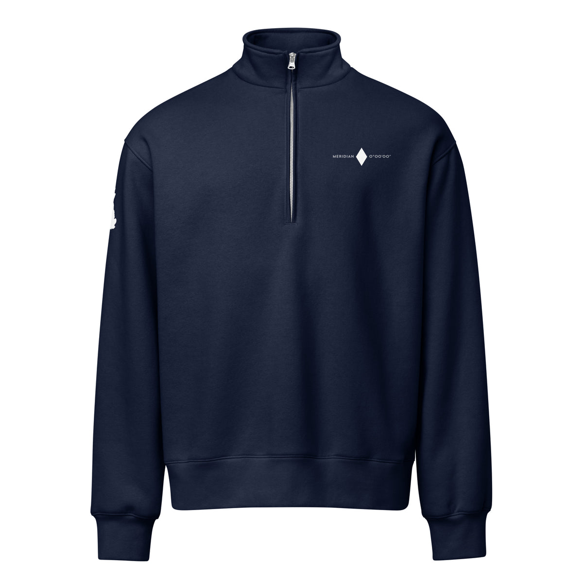 Jolly & Goode Sweatshirt Meridian Half-Zip Pullover | British Heritage Fleece Cheeky British Style