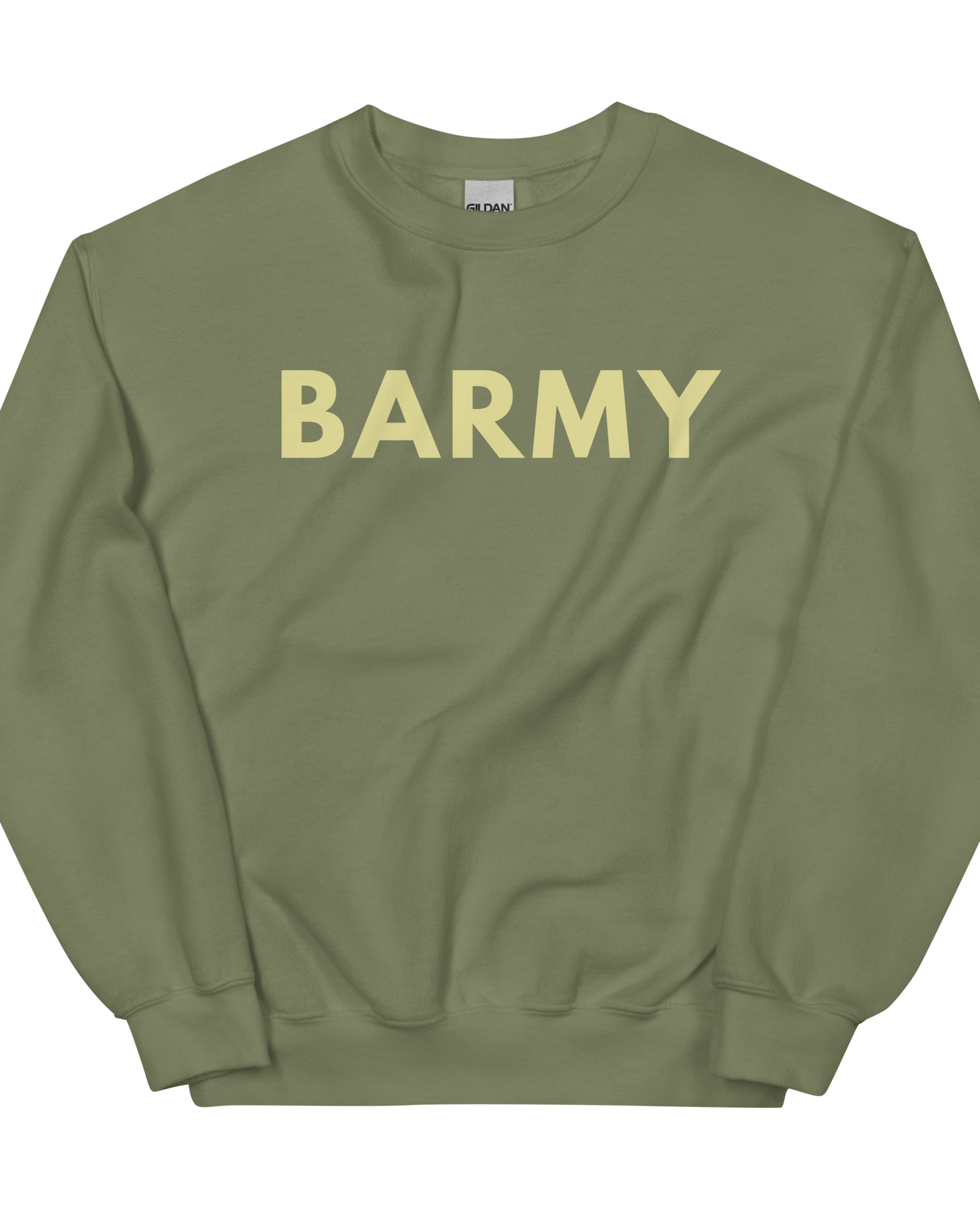 Jolly & Goode Sweatshirt Military Green / S Barmy Sweatshirt Jumper | Unisex Cheeky British Style