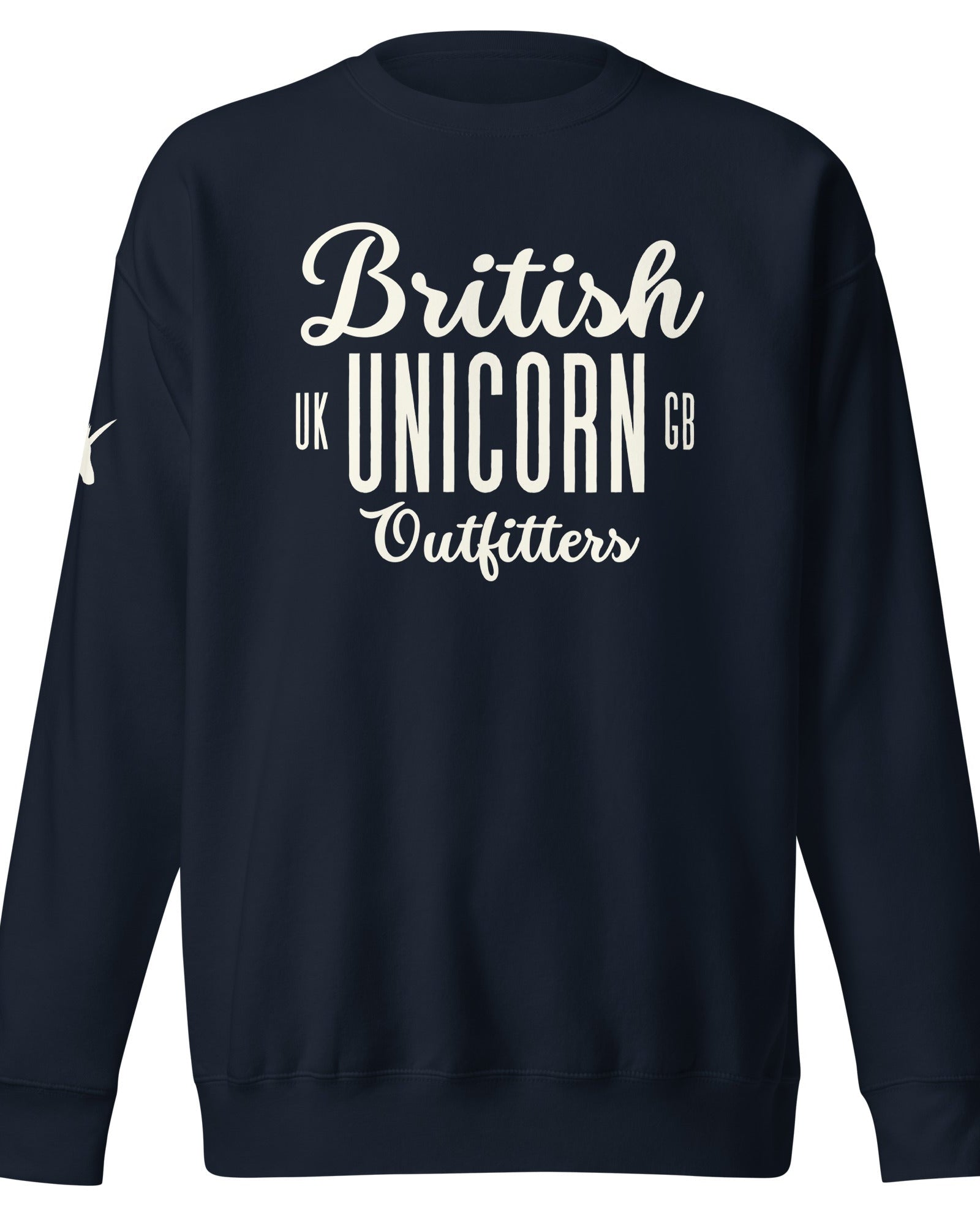 Jolly & Goode Sweatshirt Navy Blazer / S British Unicorn Outfitters Sweatshirt | Unisex Cheeky British Style
