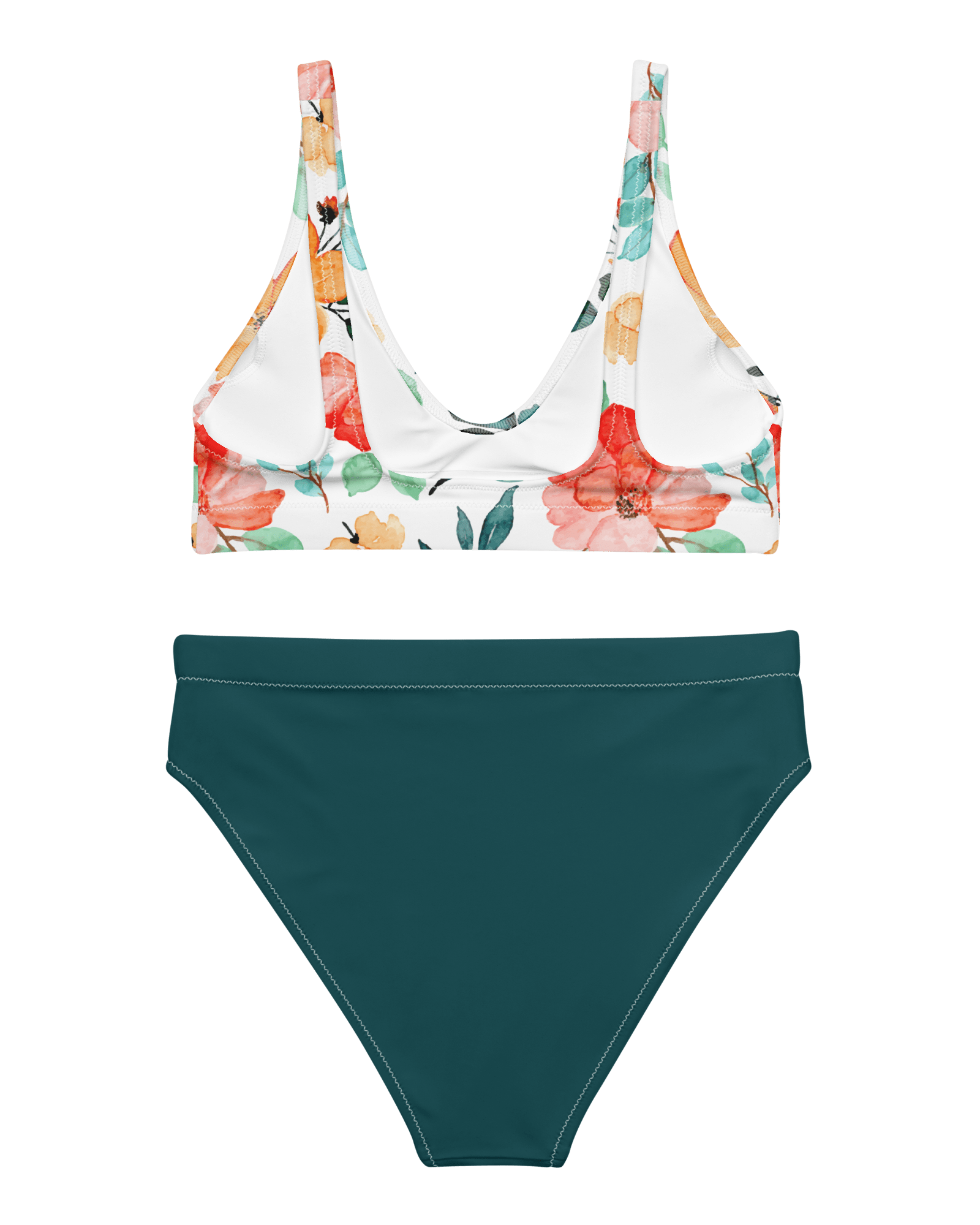 Jolly & Goode Swimwear Watercolour Flowers | Floral Bikini Cheeky British Style