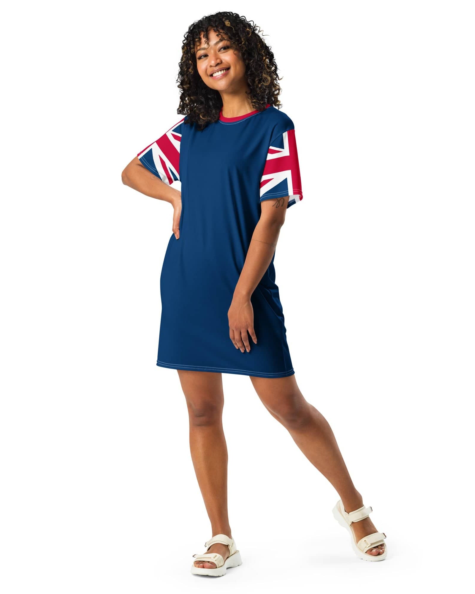 Jolly & Goode T-shirt Dress Union Jack T-shirt Dress Cheeky British Style
