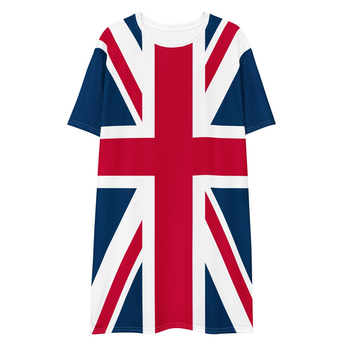 Jolly & Goode T-shirt Dress Union Jack T-Shirt Dress | Oversized British Flag Dress Cheeky British Style