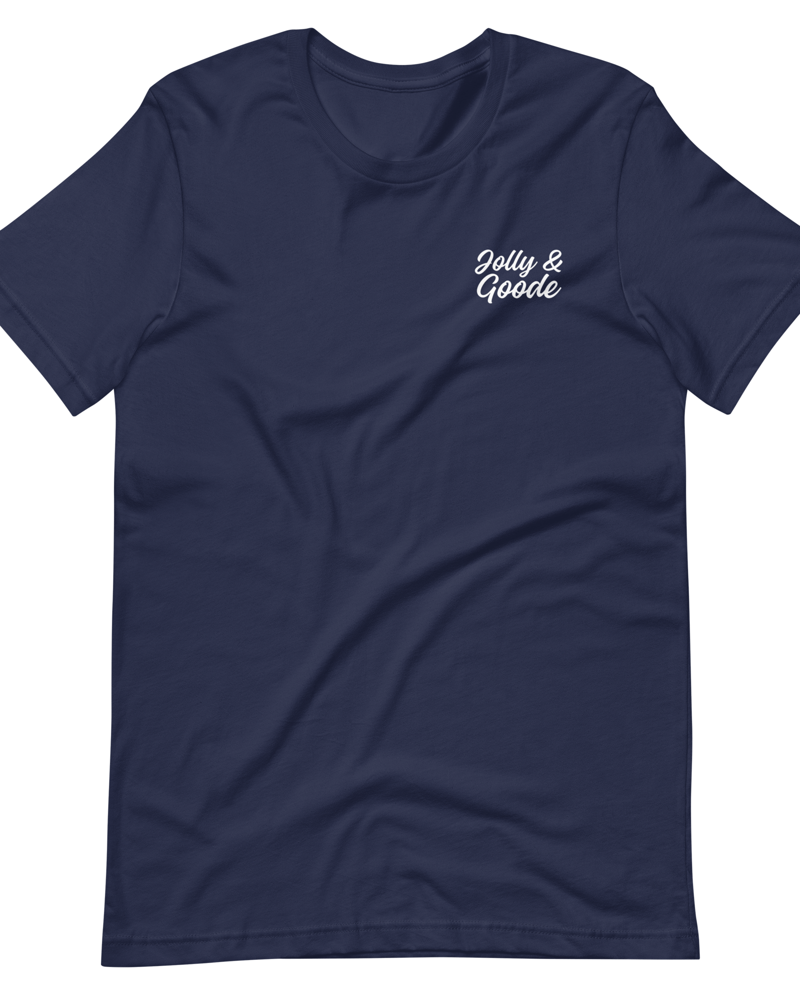 Jolly & Goode T-shirt | Handwritten Navy / S Shirts & Tops Jolly & Goode