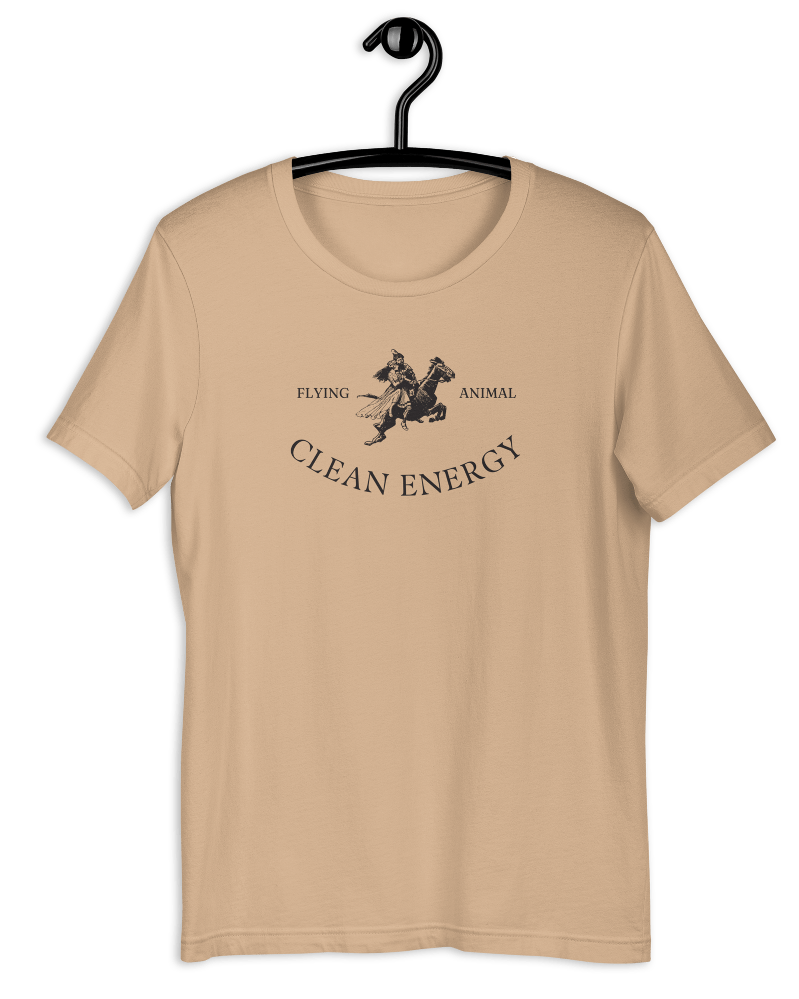 Jolly & Goode Tan / S Flying Animal Clean Energy T-shirt Cheeky British Style