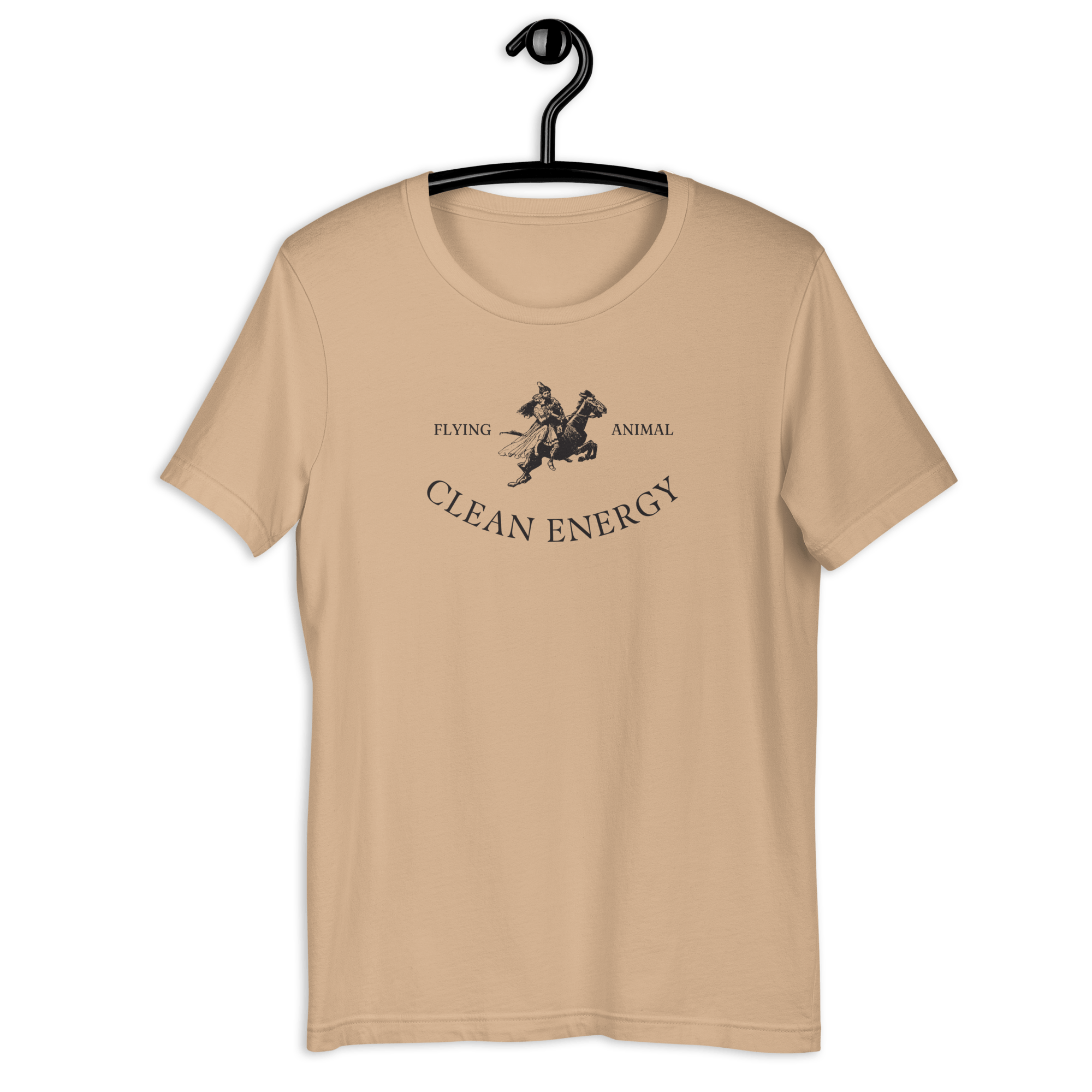 Jolly & Goode Tan / S Flying Animal Clean Energy T-shirt Cheeky British Style