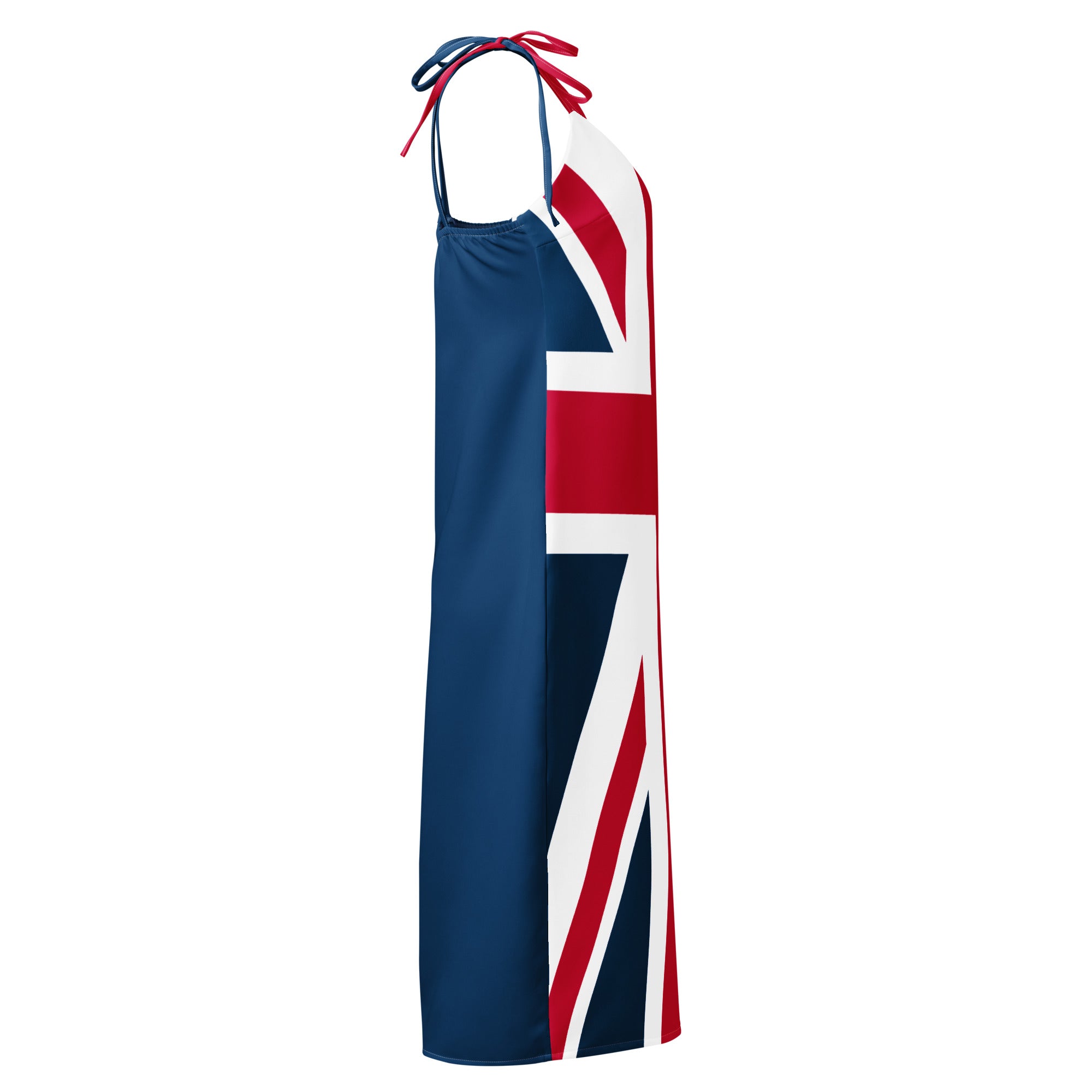 Jolly & Goode Tie-Strap Dresses Union Jack Tie-Strap Dress with Built-In Bra Cheeky British Style