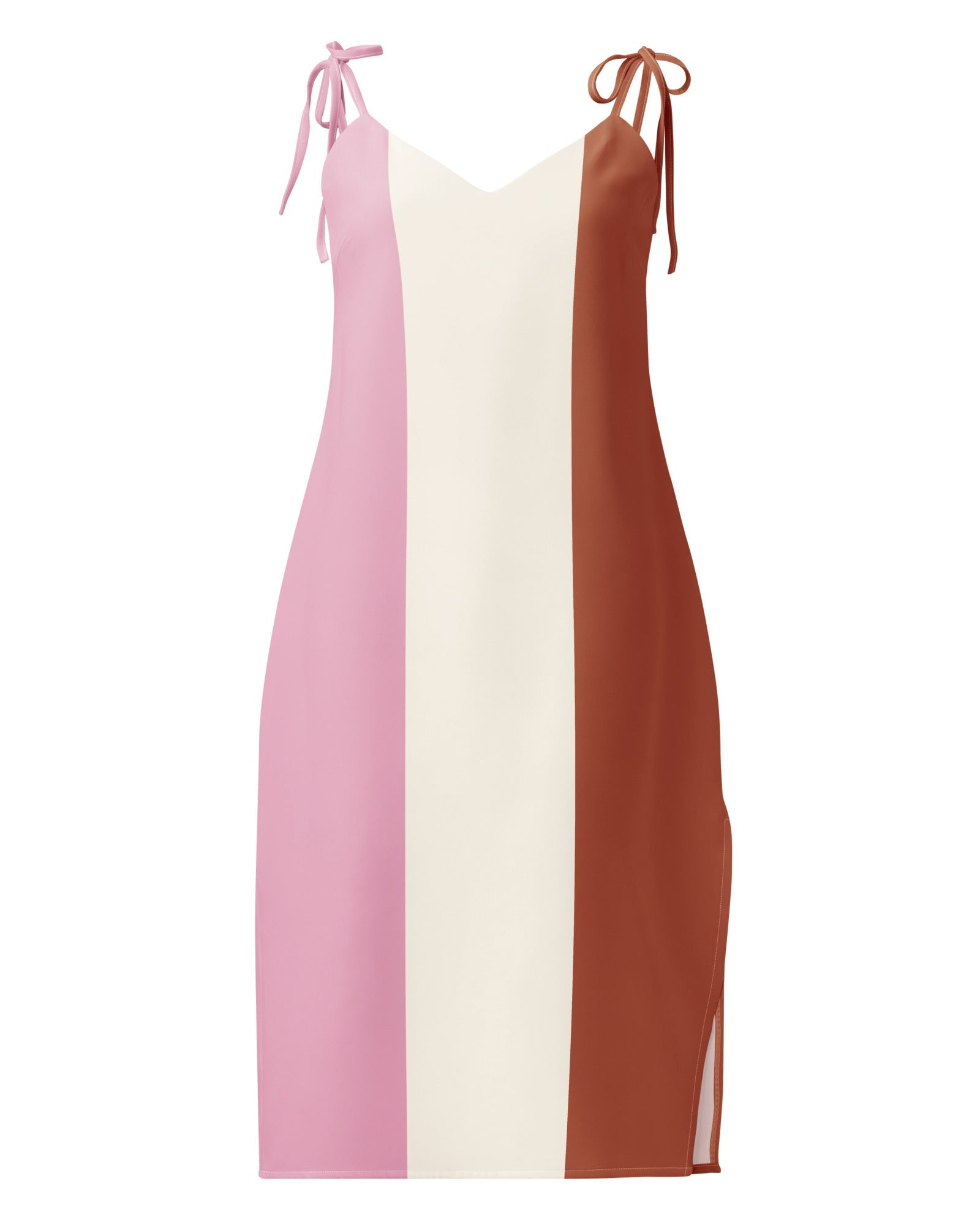 Jolly & Goode Tie-Strap Dresses XS Neapolitan Ice Cream Tie-Strap Dress Cheeky British Style