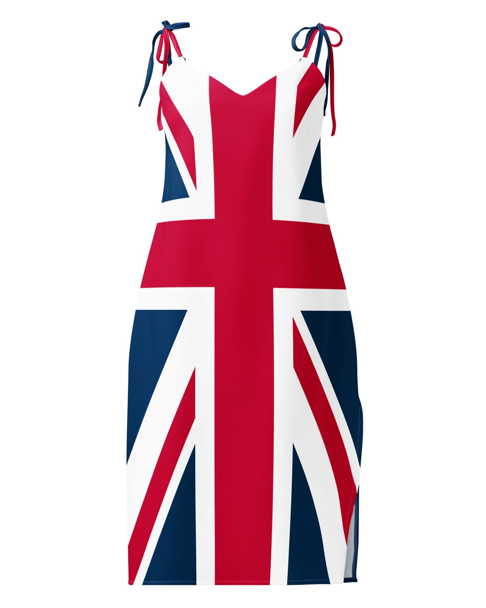 Jolly & Goode Tie-Strap Dresses XS Union Jack Tie-Strap Dress with Built-In Bra Cheeky British Style