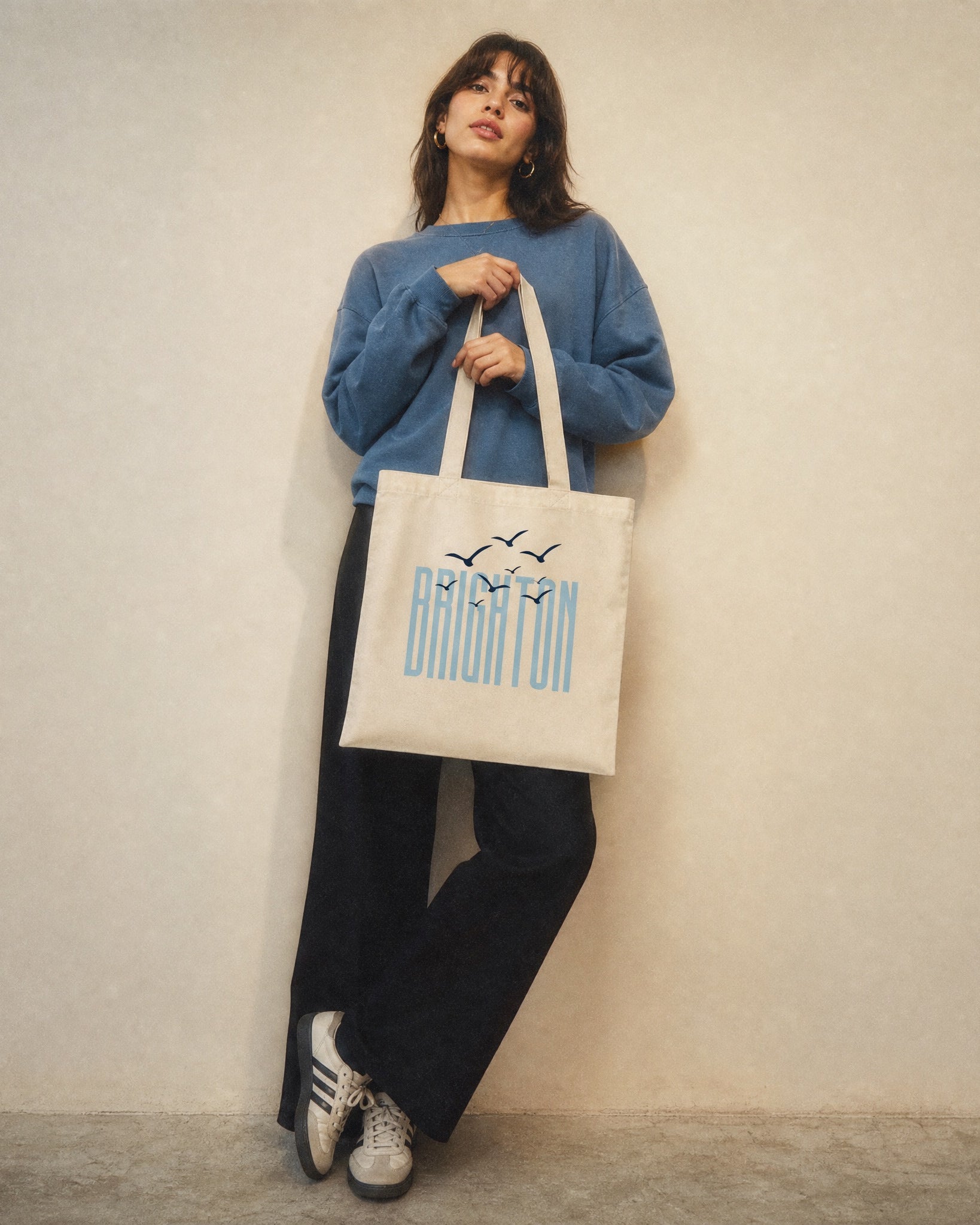Jolly & Goode Tote Bag Brighton Shore Cotton Tote Bag Cheeky British Style