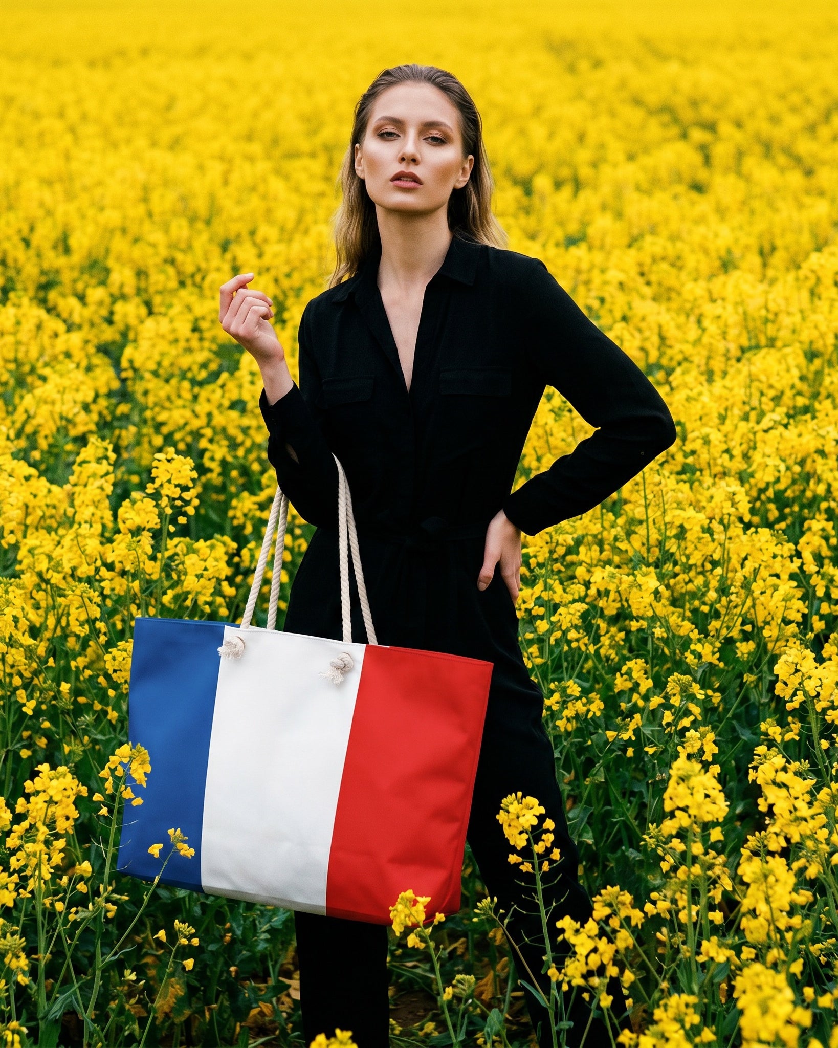 Jolly & Goode Tote Bag French Holiday Weekender Tote Bag Cheeky British Style