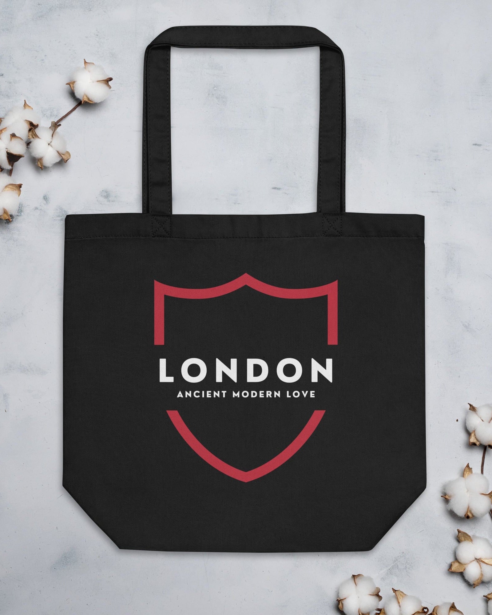 Jolly & Goode Tote Bag London Ancient Modern Love Tote Bag | Organic Cotton Cheeky British Style