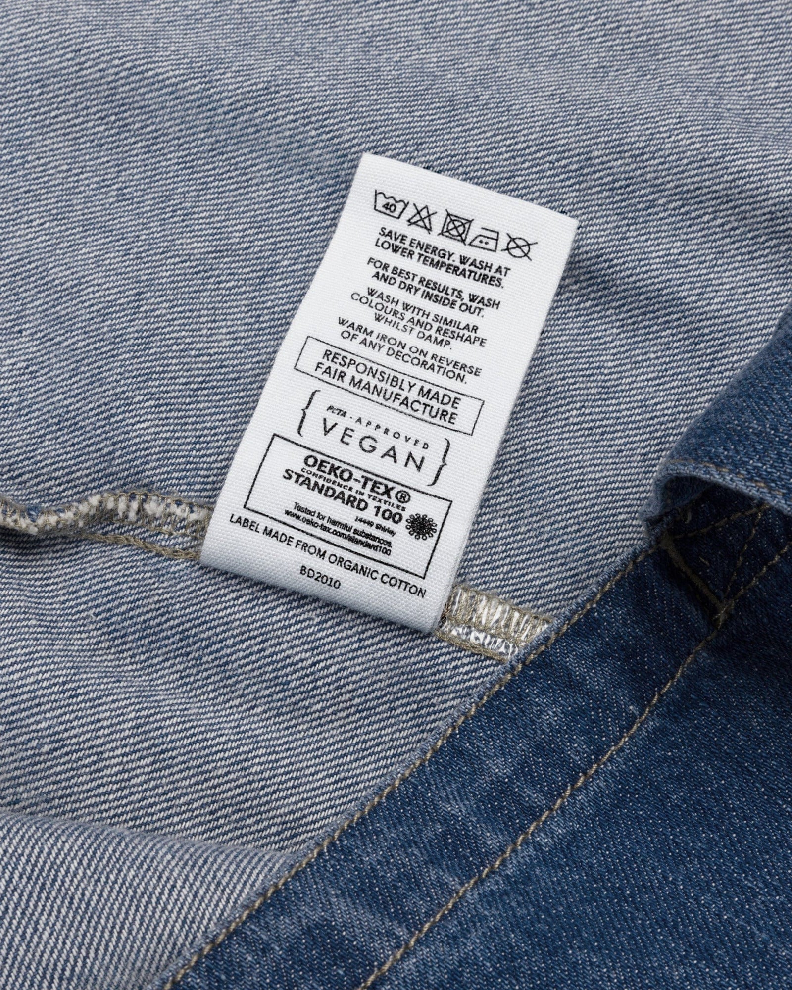 Jolly & Goode Tote Bag Wit's End Organic Denim Tote Bag Cheeky British Style