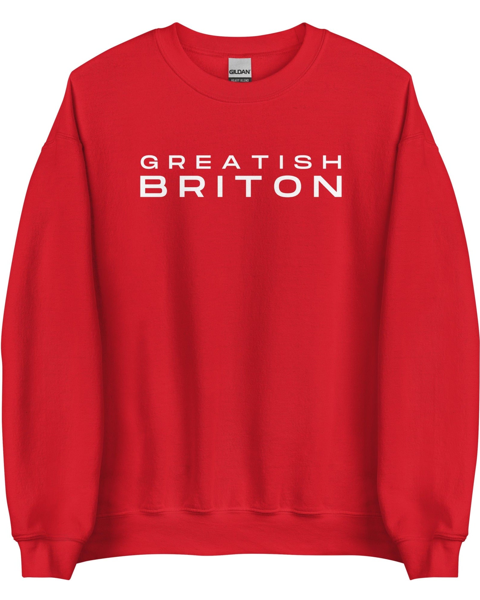 Jolly & Goode unisex sweatshirts Red / S Greatish Briton Sweatshirt Cheeky British Style