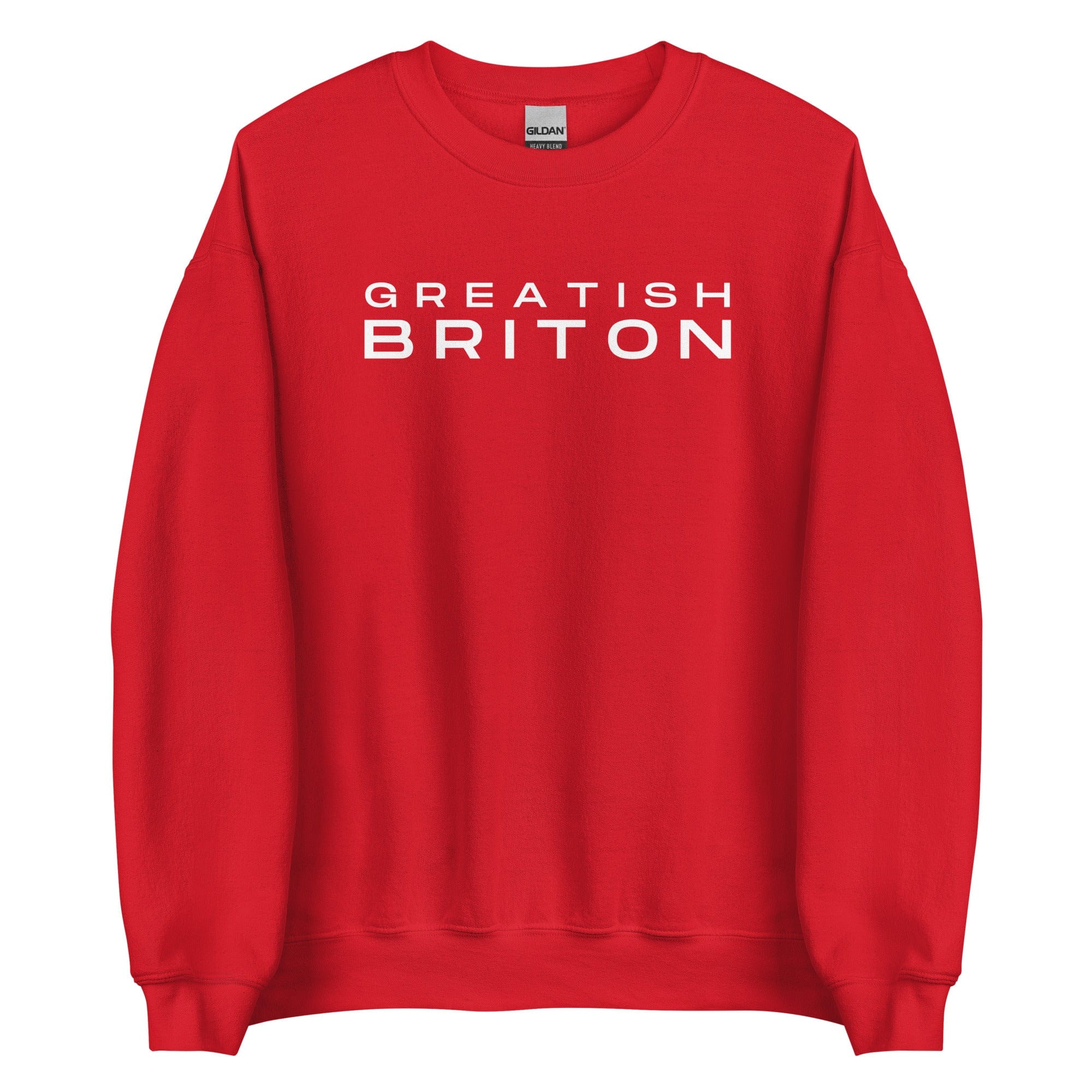 Jolly & Goode unisex sweatshirts Red / S Greatish Briton Sweatshirt Cheeky British Style