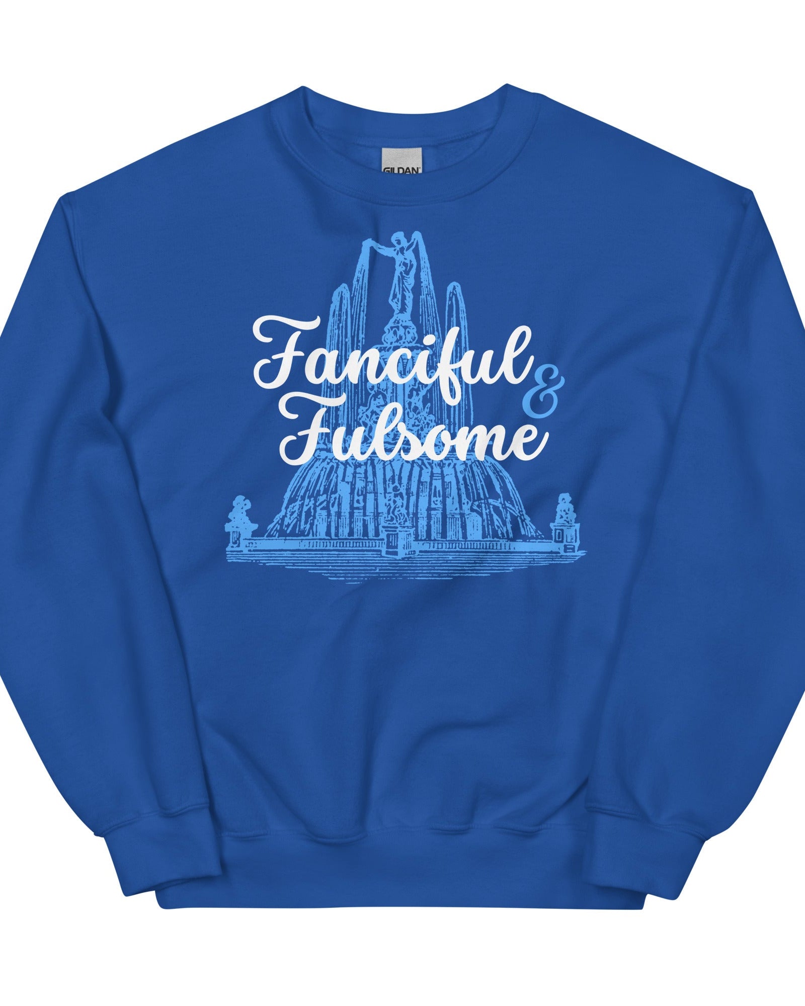 Jolly & Goode unisex sweatshirts Royal / S Fanciful & Fulsome Sweatshirt | Jumper | Unisex Cheeky British Style