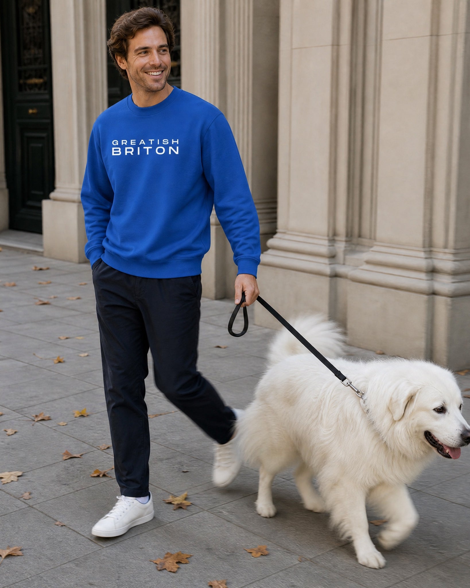Jolly & Goode unisex sweatshirts Royal / S Greatish Briton Sweatshirt Cheeky British Style