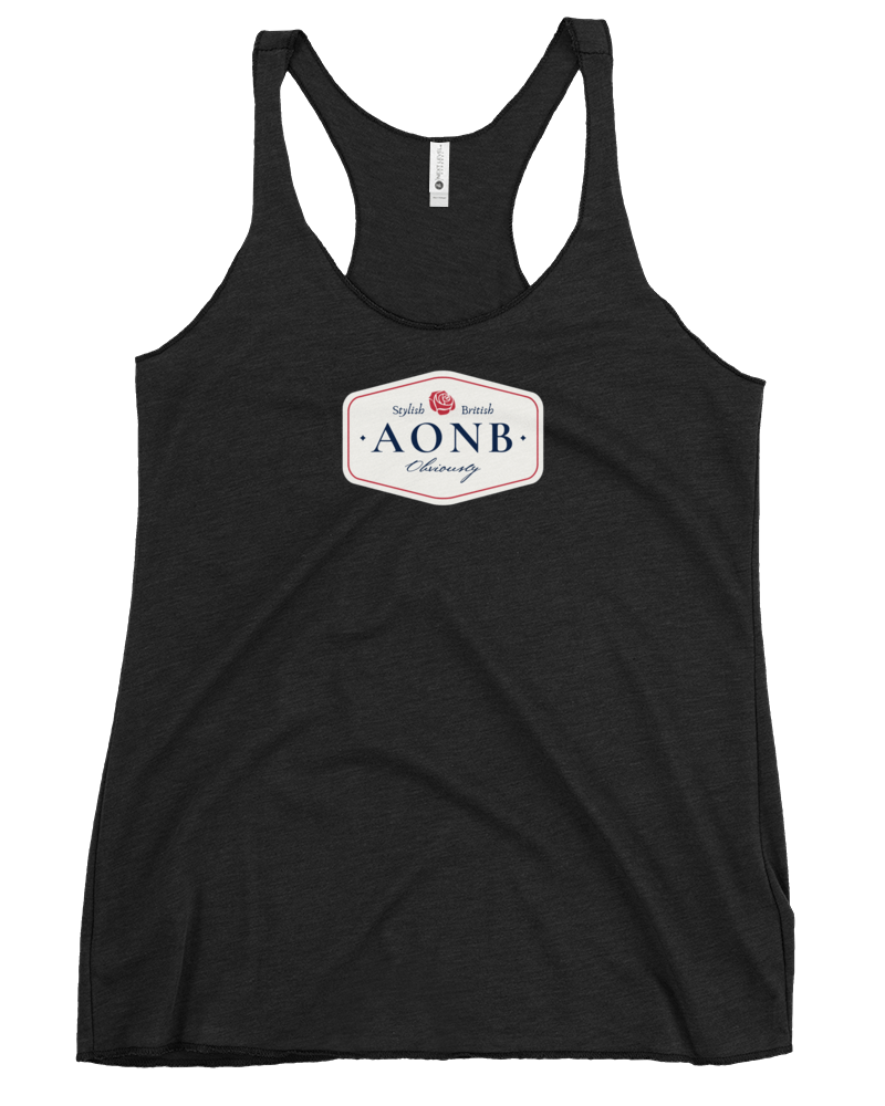 Jolly & Goode Vest Black / XS AONB Women's Racerback Top | Area of Outstanding Natural Beauty Cheeky British Style