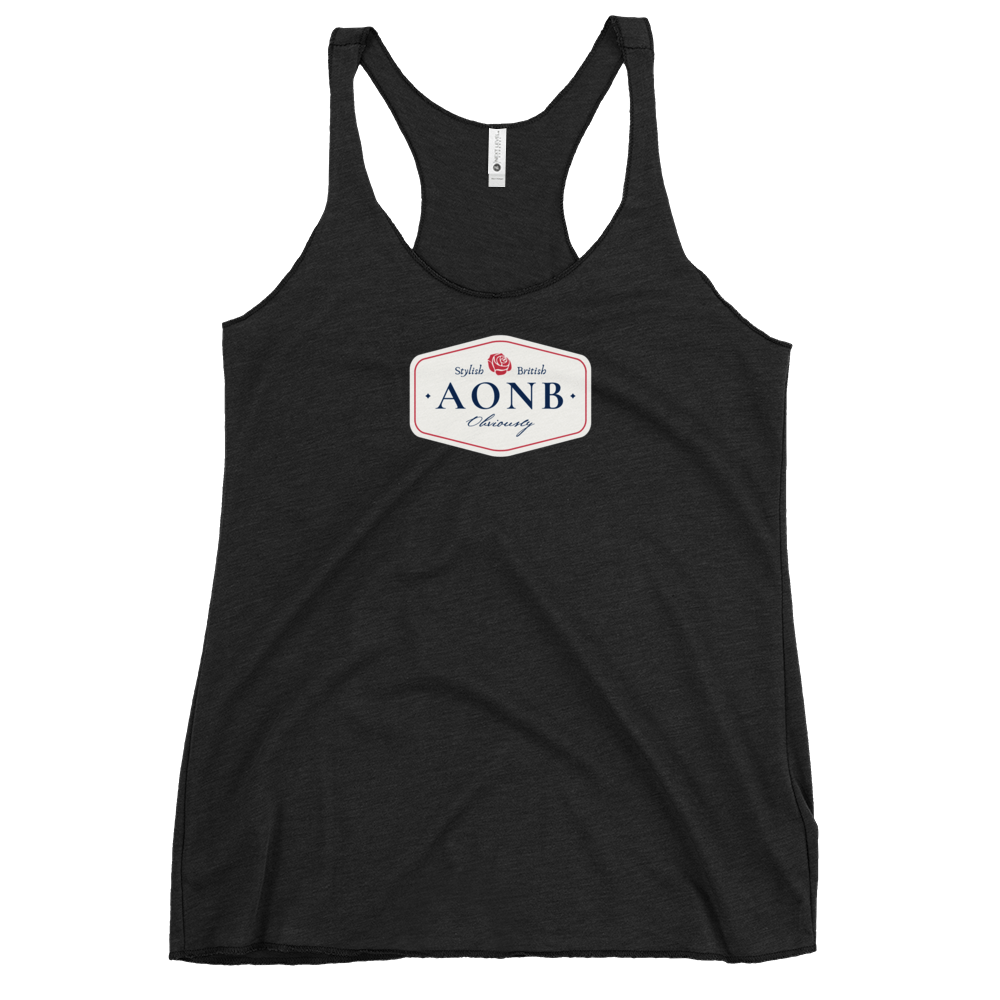 Jolly & Goode Vest Black / XS AONB Women's Racerback Top | Area of Outstanding Natural Beauty Cheeky British Style