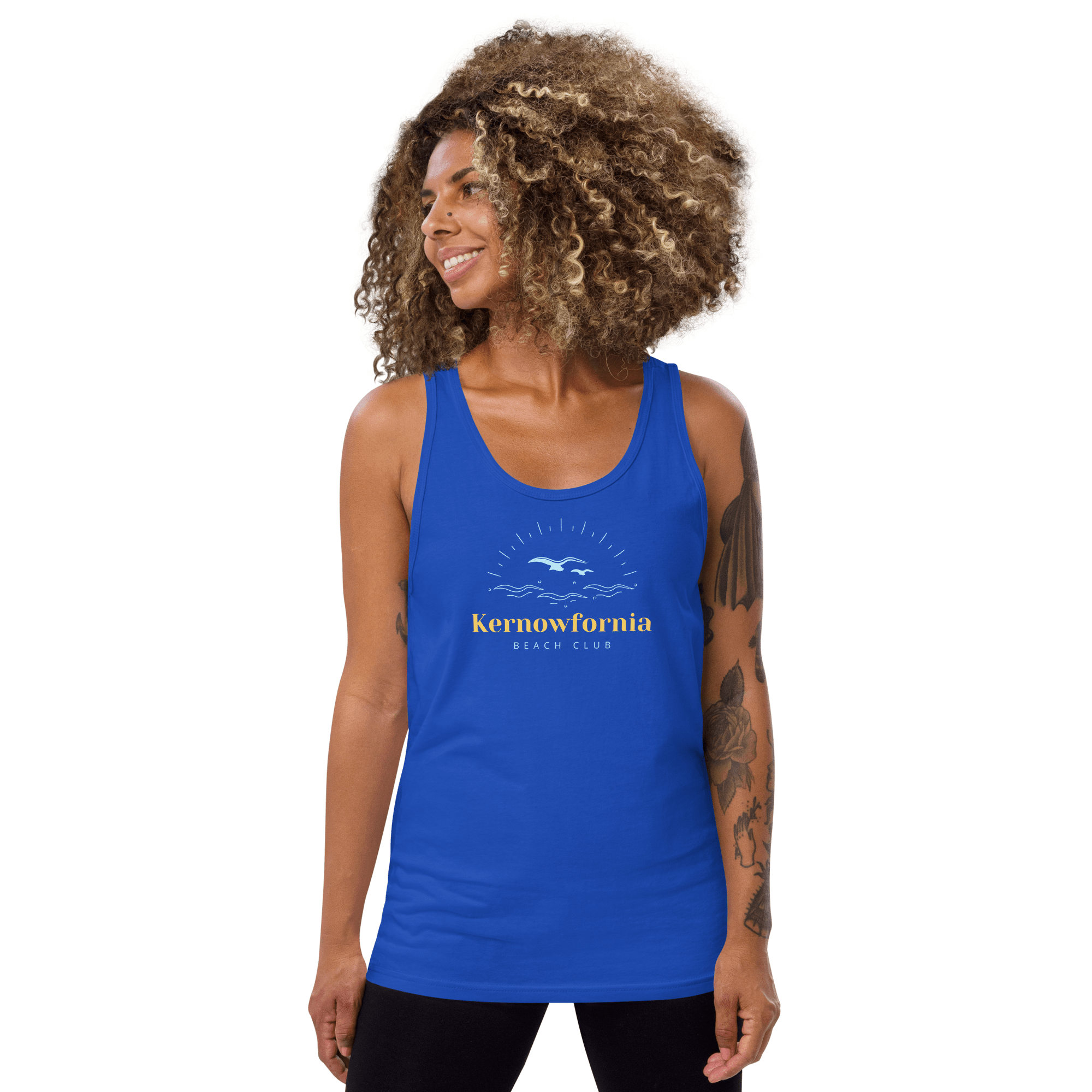 Jolly & Goode Vest Kernowfornia Beach Club Vest Top Cheeky British Style