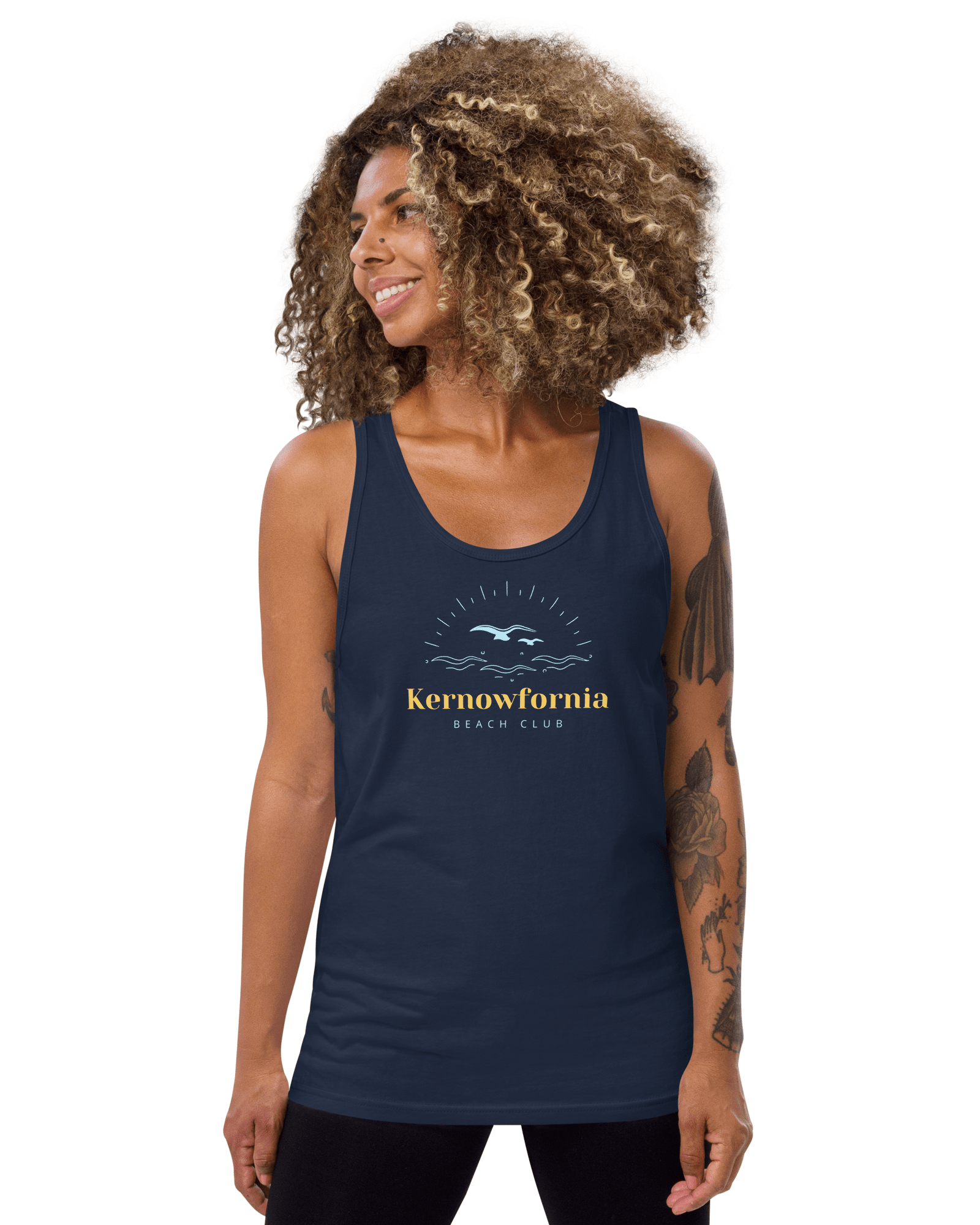 Jolly & Goode Vest Kernowfornia Beach Club Vest Top Cheeky British Style