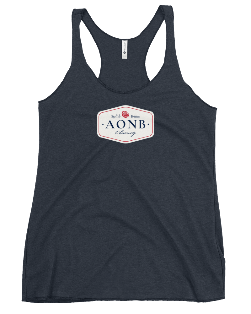 Jolly & Goode Vest Navy / XS AONB Women's Racerback Top | Area of Outstanding Natural Beauty Cheeky British Style
