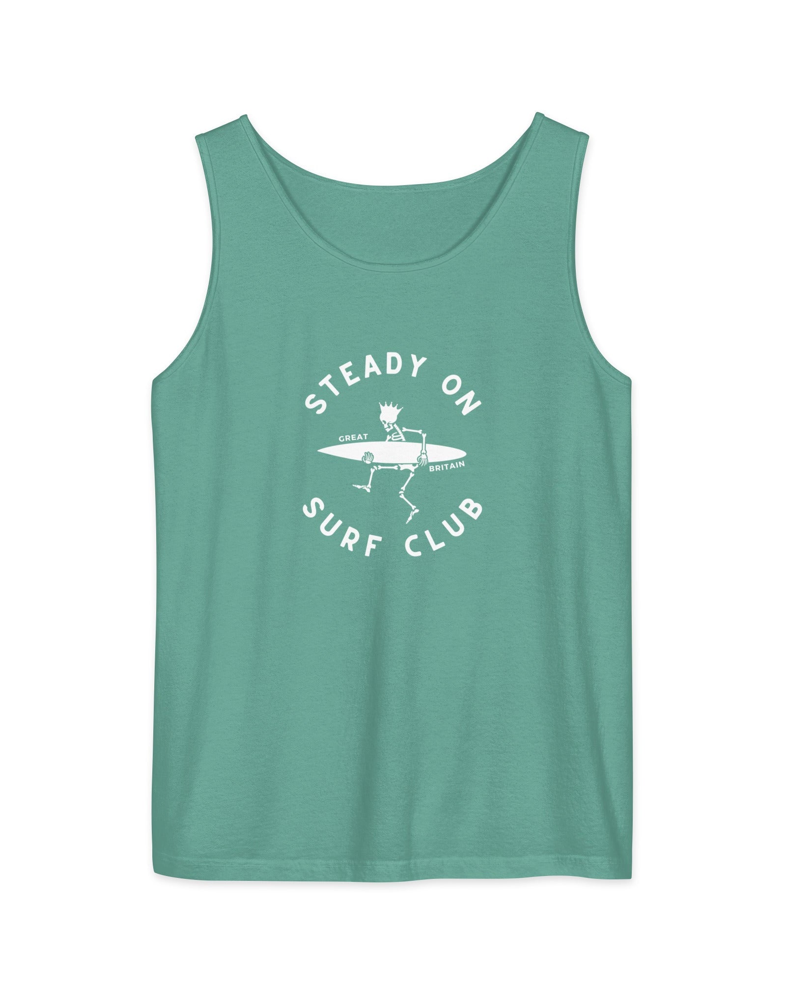 Jolly & Goode Vest Seafoam / XS Steady On Surf Club Vest or Tank Top Cheeky British Style