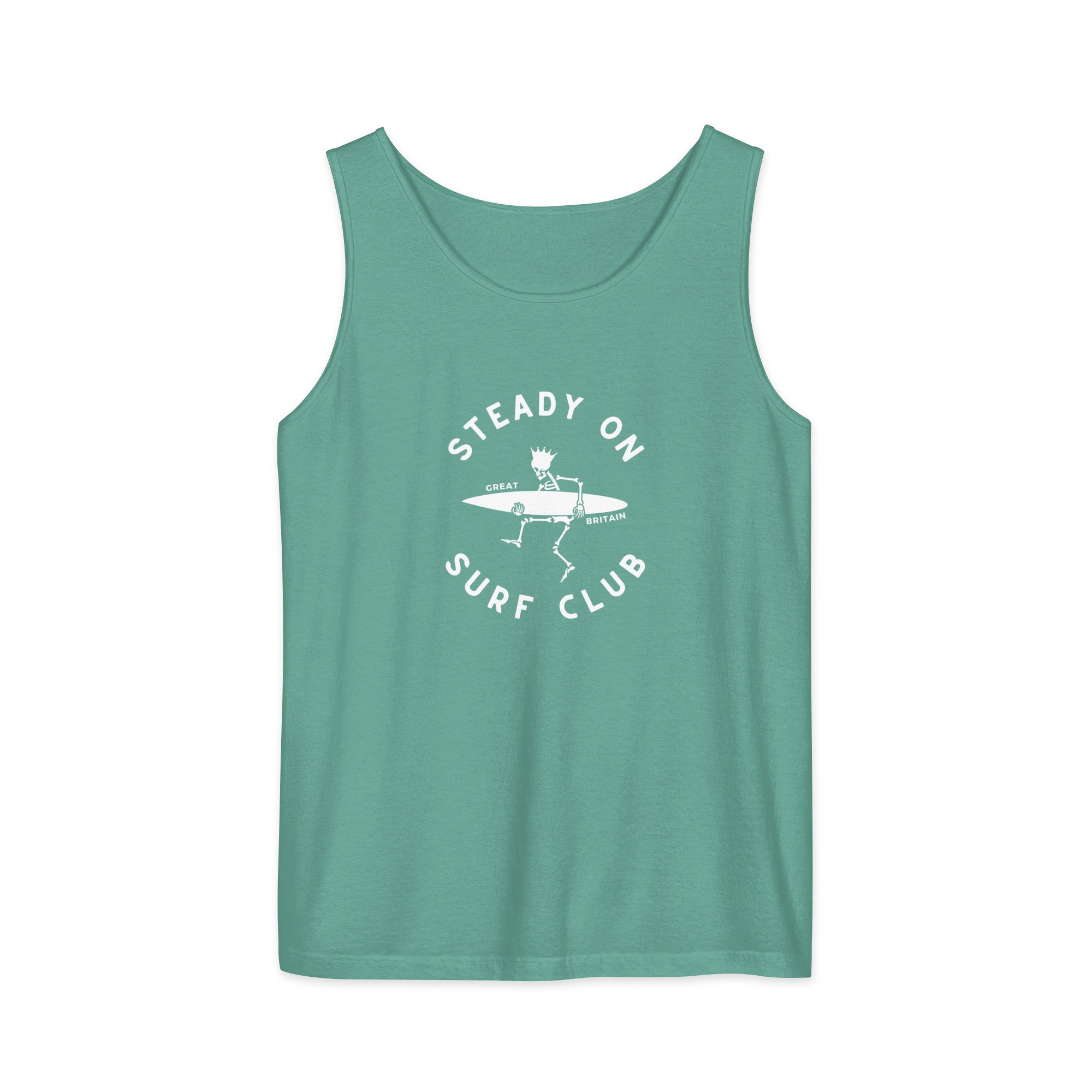Jolly & Goode Vest Seafoam / XS Steady On Surf Club Vest or Tank Top Cheeky British Style
