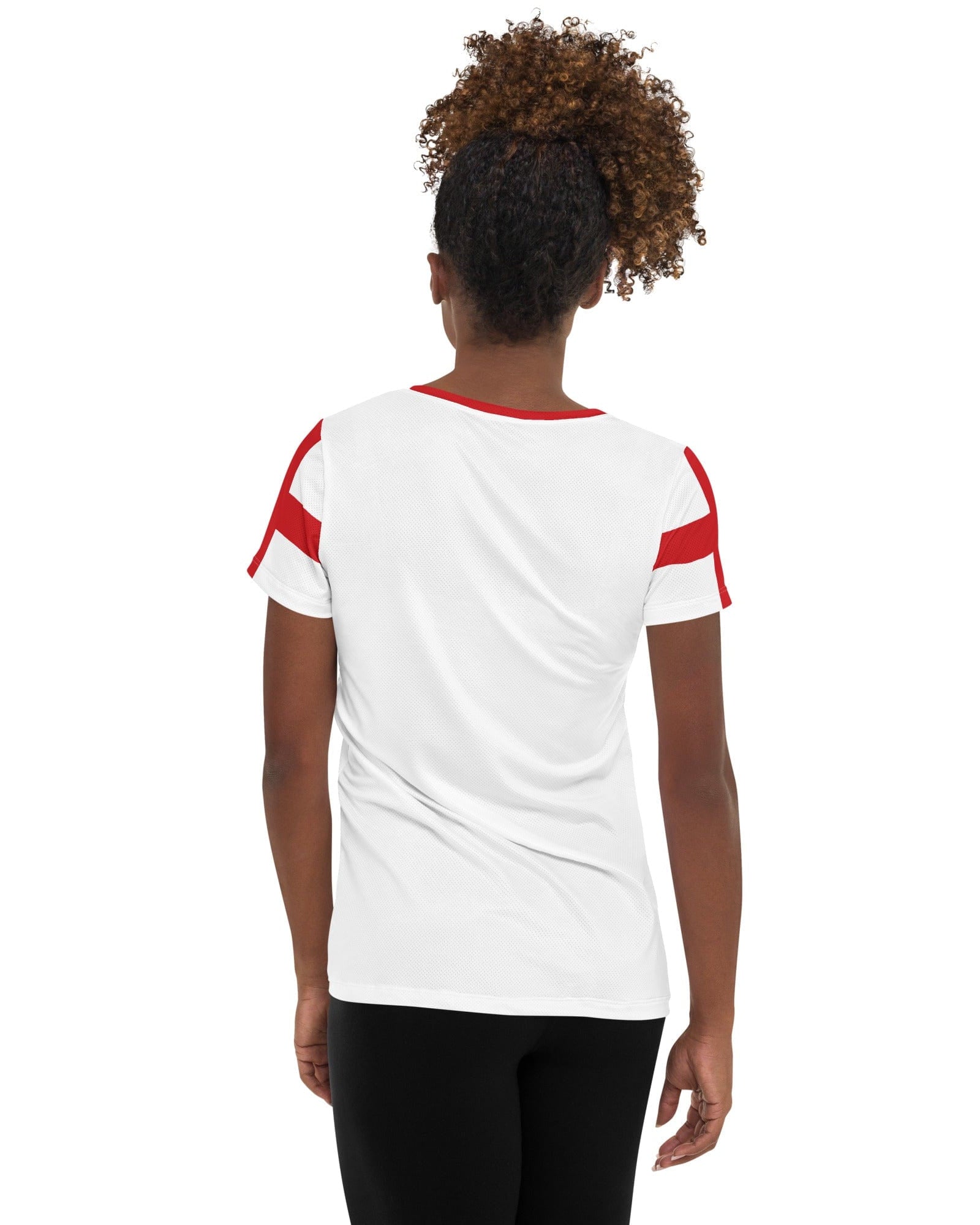 Jolly & Goode women's athletic shirts Flag of England Women's Workout Shirt Cheeky British Style