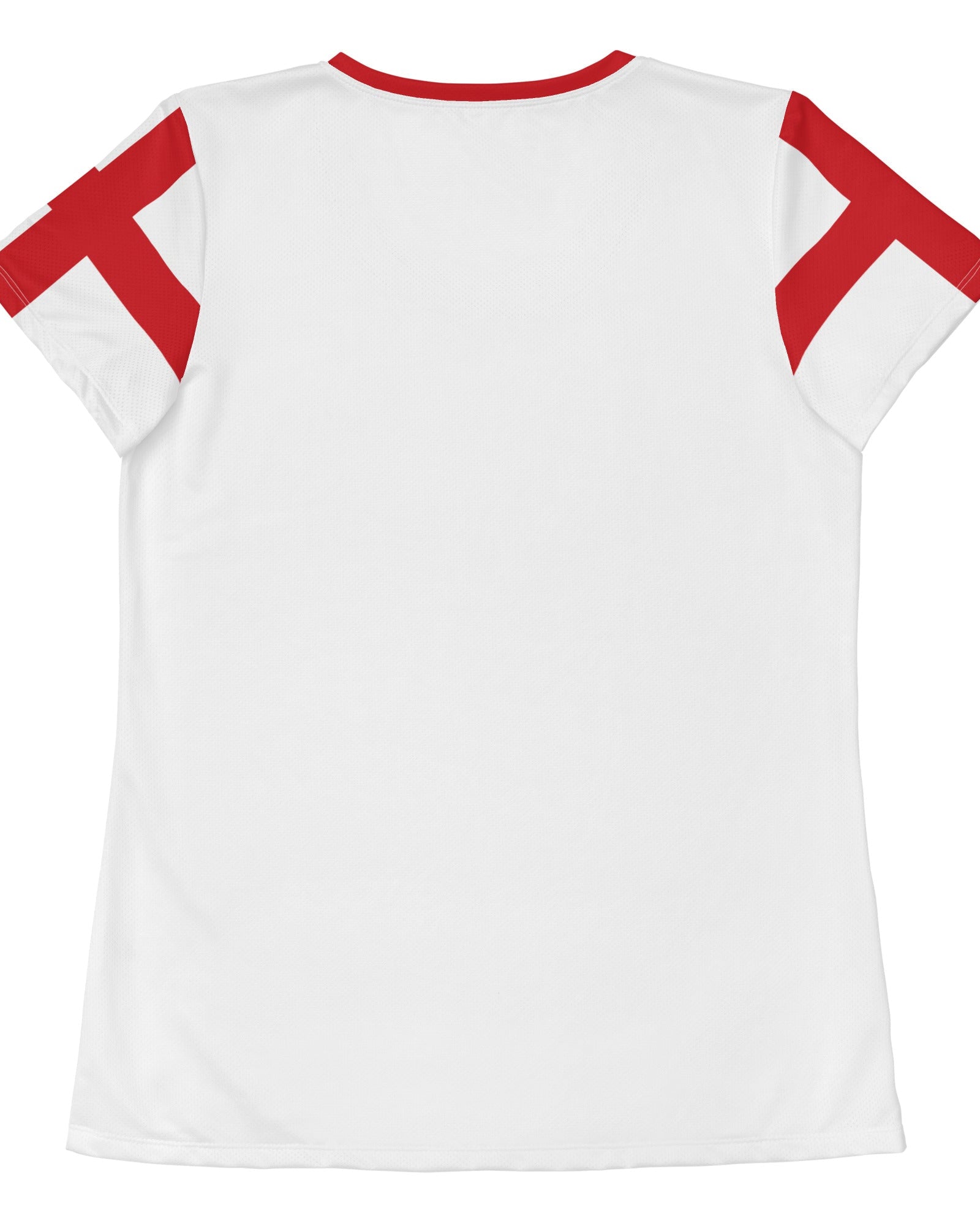 Jolly & Goode women's athletic shirts Flag of England Women's Workout Shirt Cheeky British Style