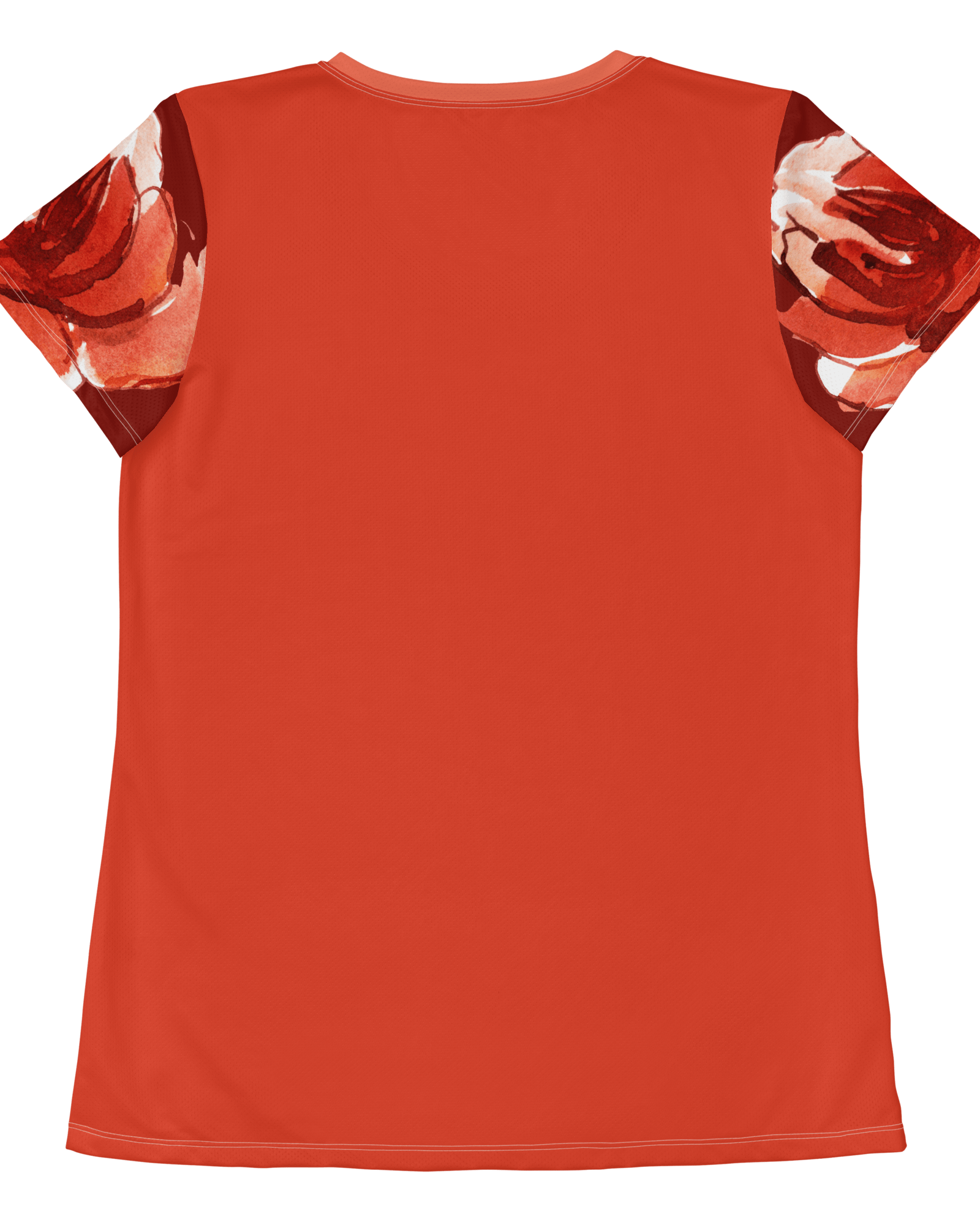 Jolly & Goode women's athletic shirts Watercolour English Rose Women's Athletic Shirt Cheeky British Style