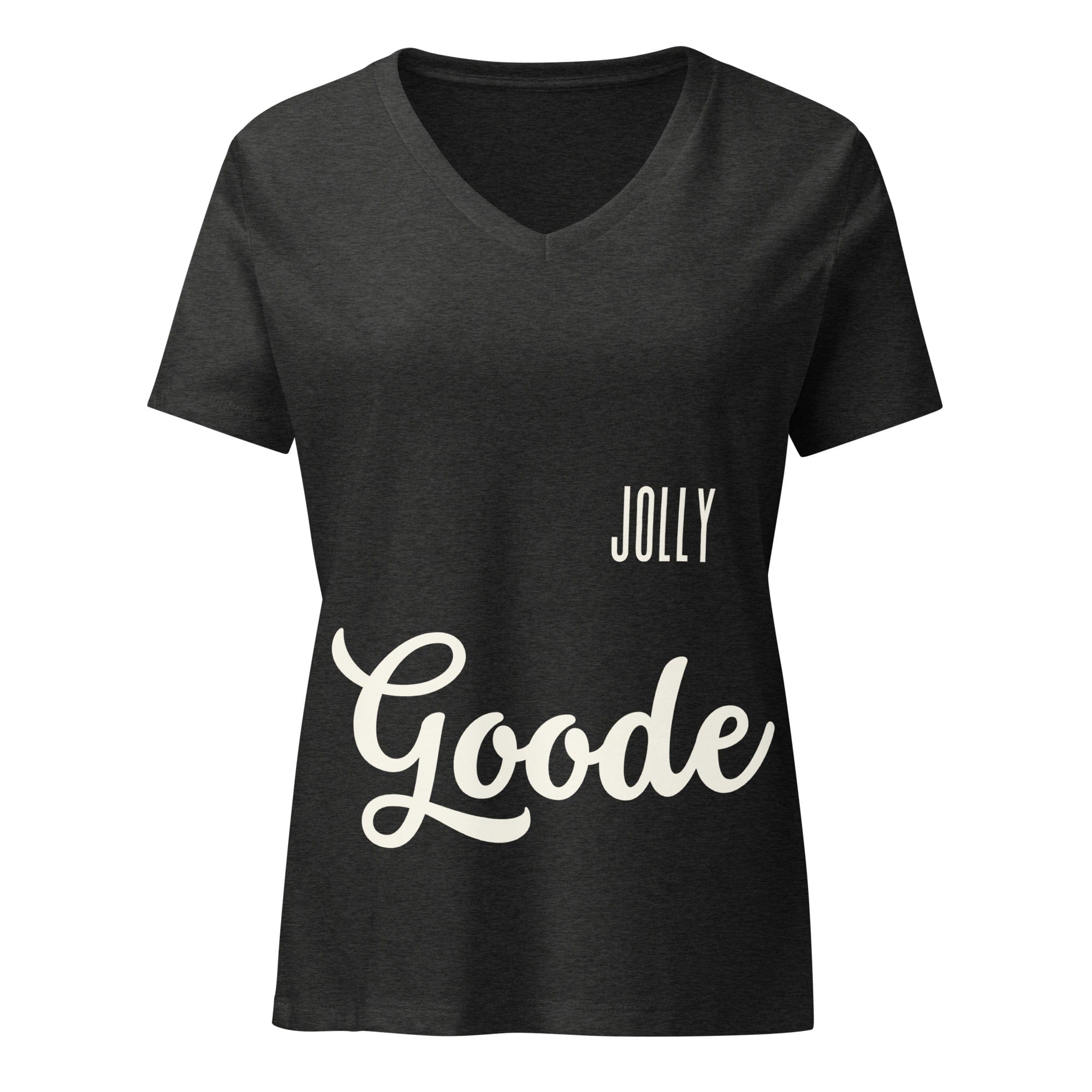 Jolly Goode Women’s Relaxed V-neck T-shirt.