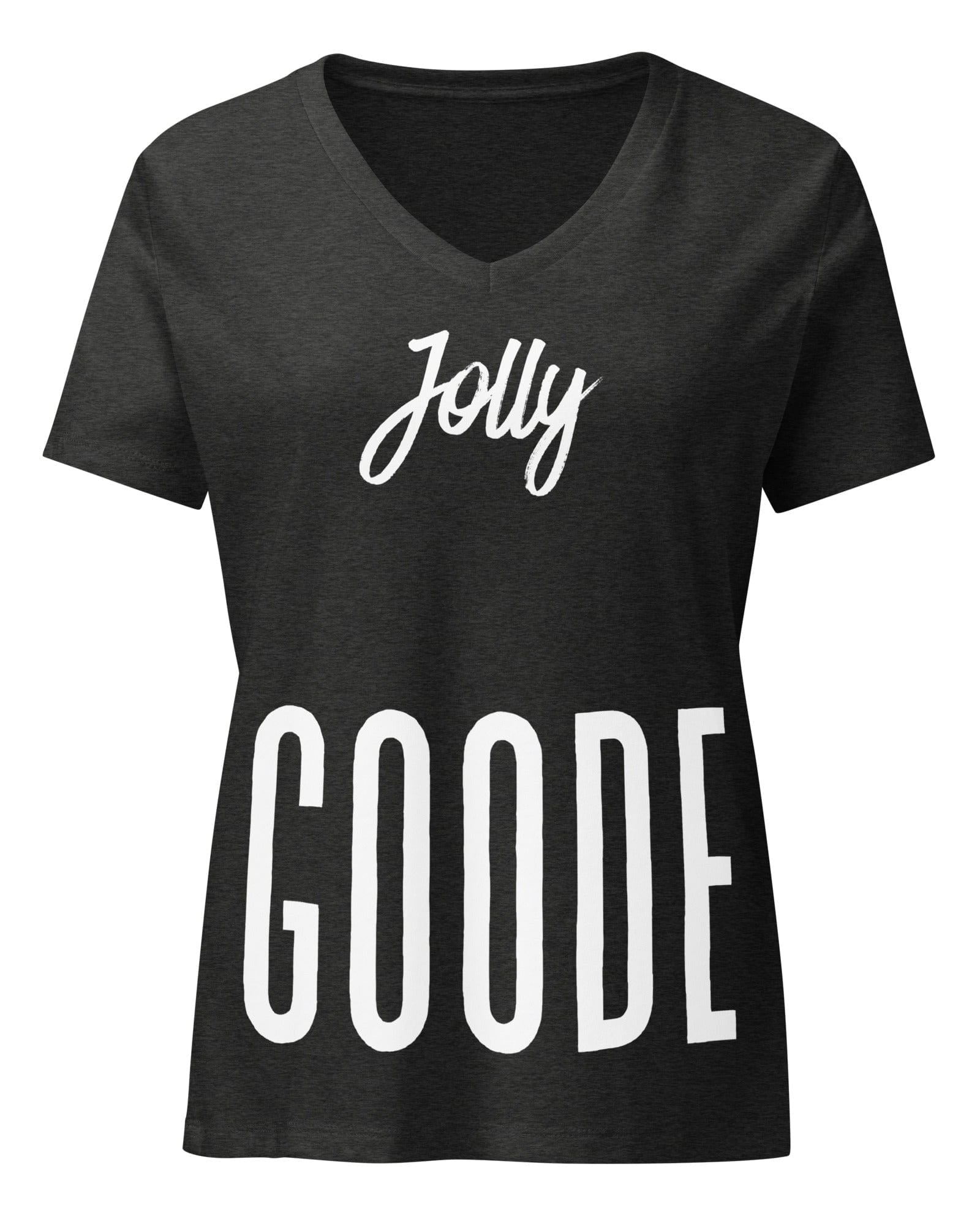 Jolly Goode Women’s Relaxed V-neck T-shirt.