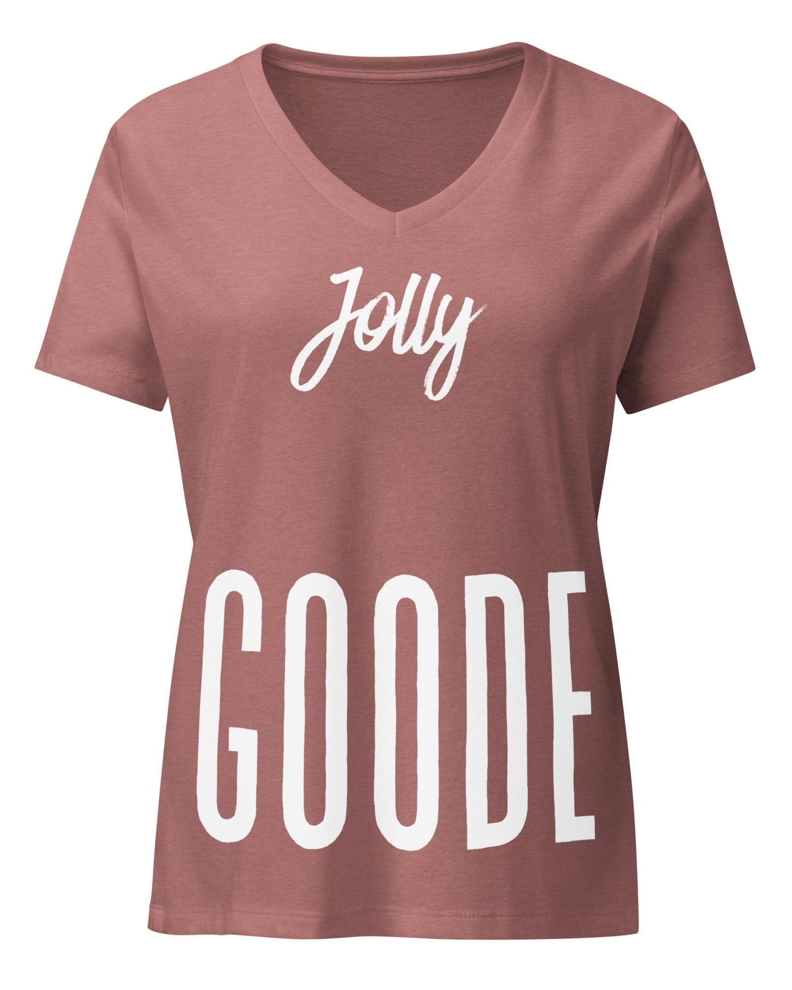 Jolly Goode Women’s Relaxed V-neck T-shirt.