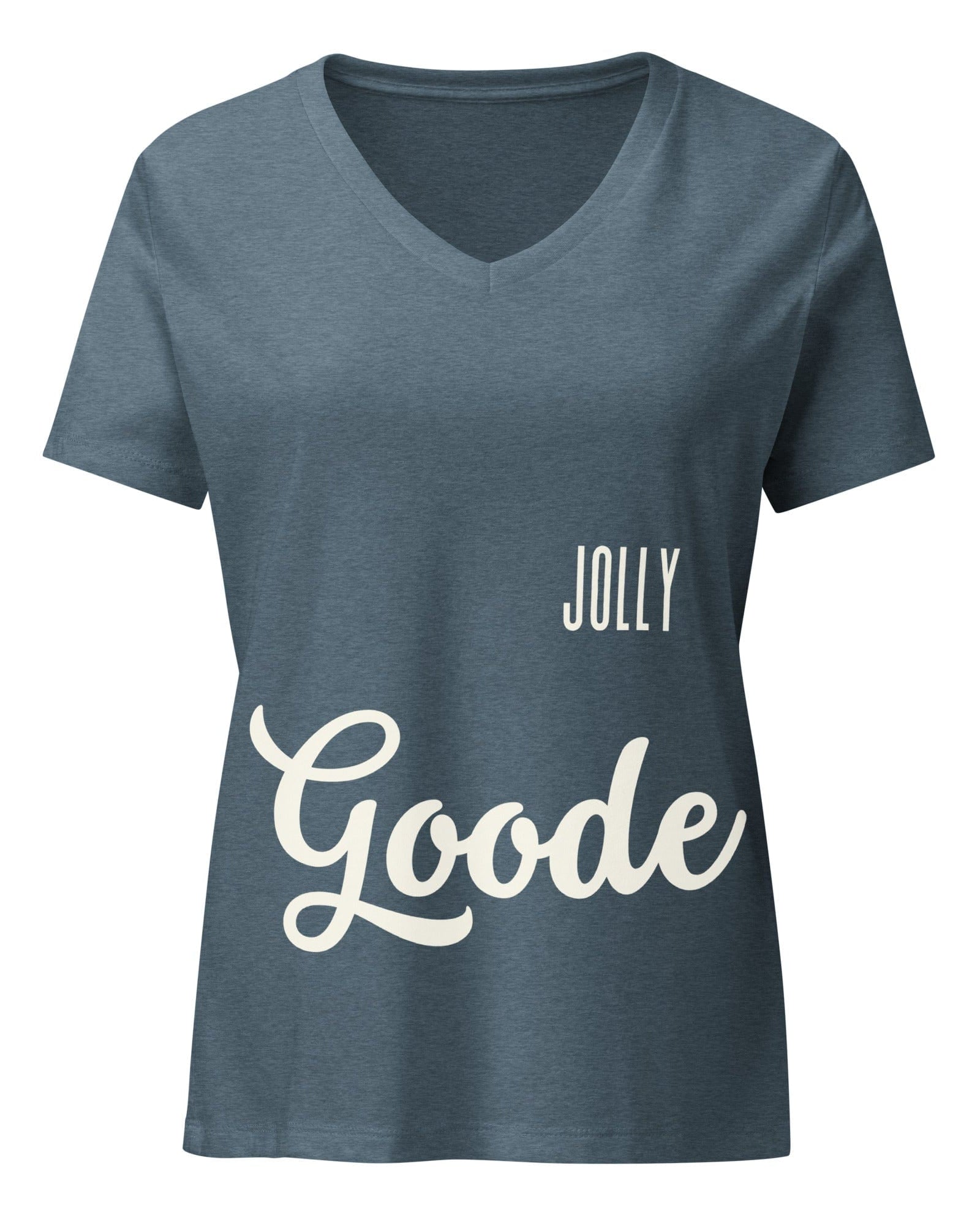 Jolly Goode Women’s Relaxed V-neck T-shirt.