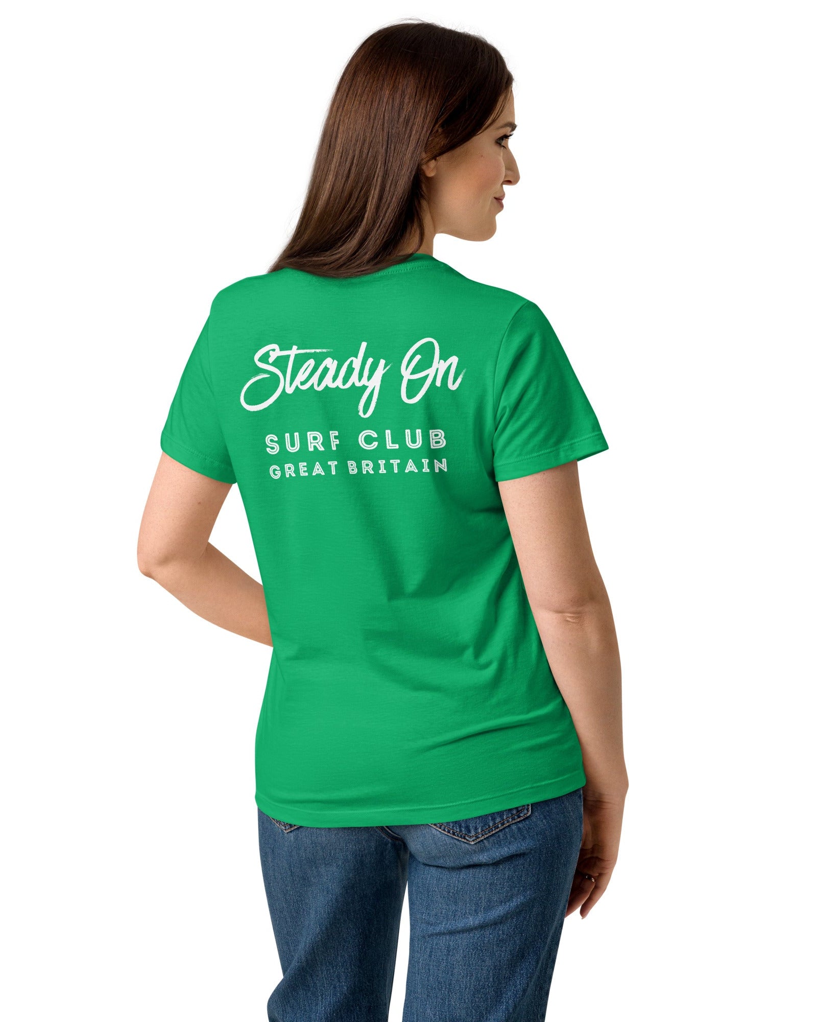 Jolly & Goode Women's Shirts Steady On Surf Club Great Britain Women’s Tee Cheeky British Style