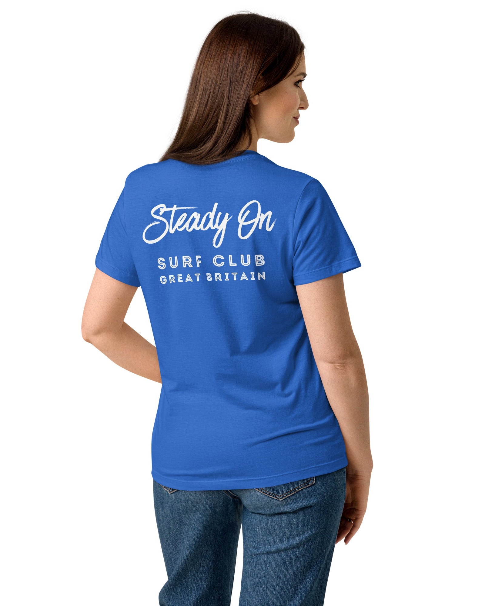 Jolly & Goode Women's Shirts Steady On Surf Club Great Britain Women’s Tee Cheeky British Style