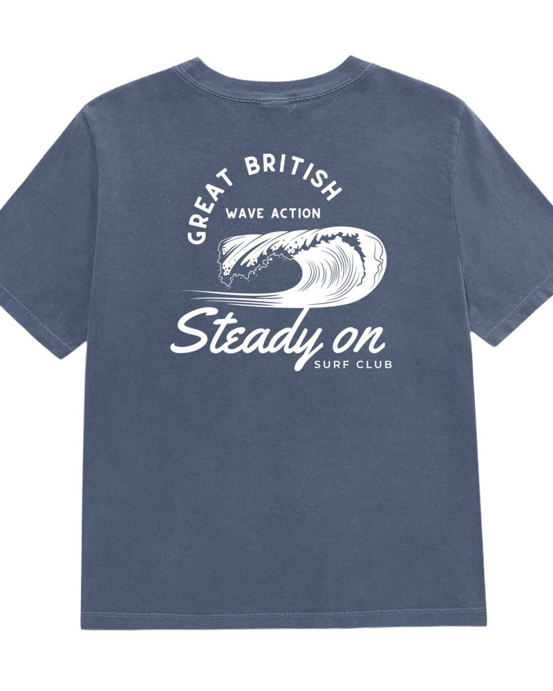 Jolly & Goode Women's Shirts Women's Steady On Surf Club Tee Cheeky British Style