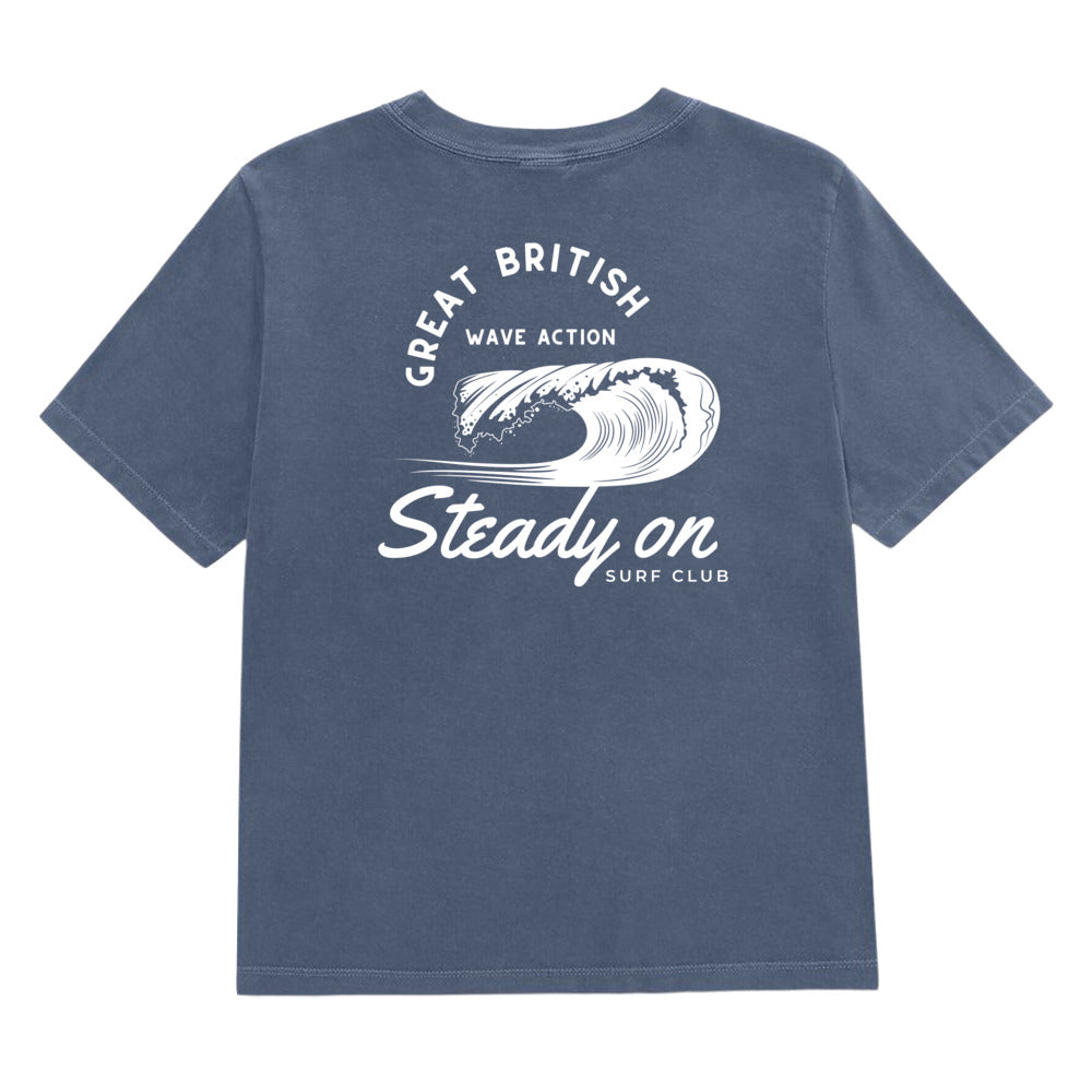 Jolly & Goode Women's Shirts Women's Steady On Surf Club Tee Cheeky British Style