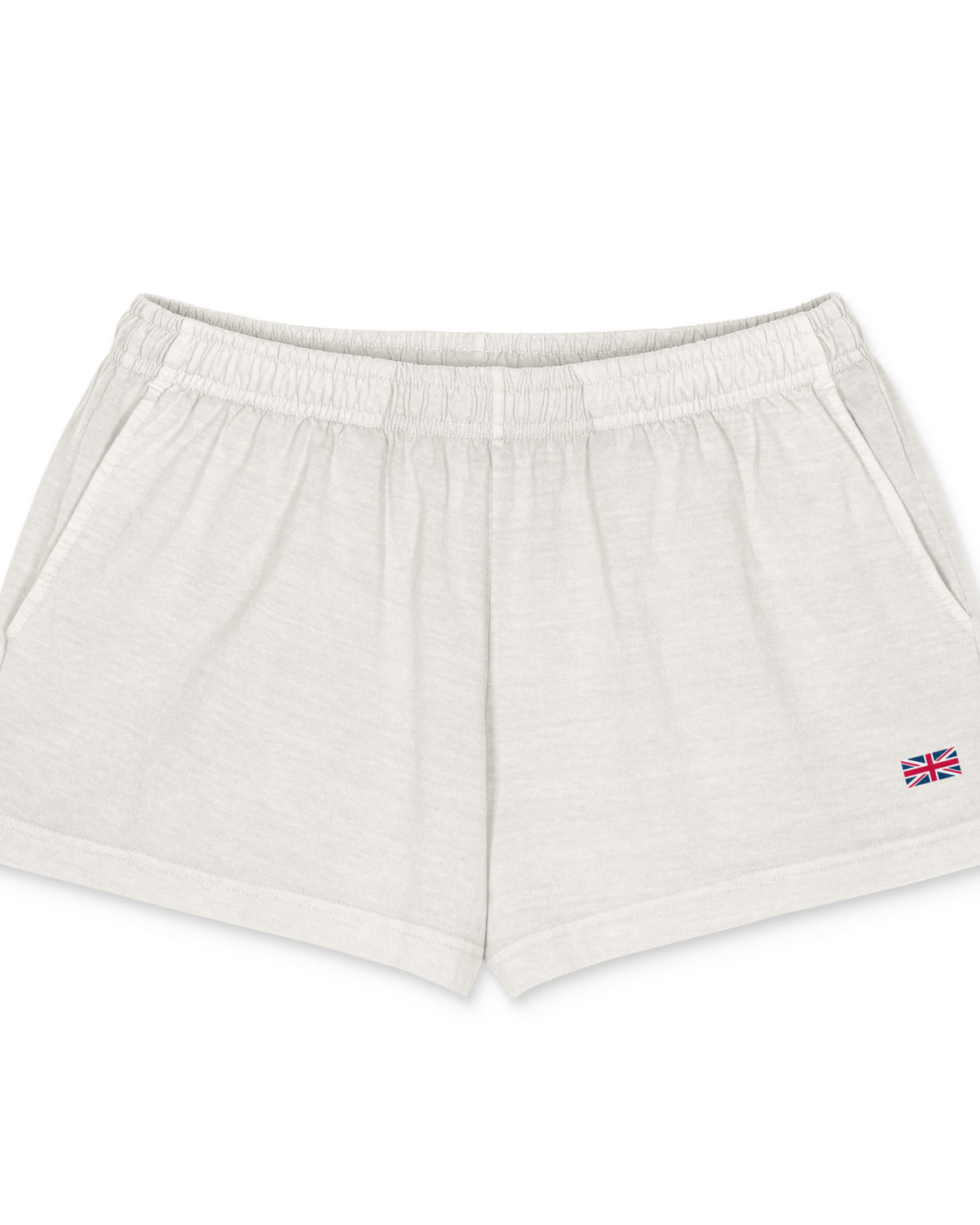 Jolly & Goode women's shorts Women's Union Jack Garment-Dyed Shorts Cheeky British Style